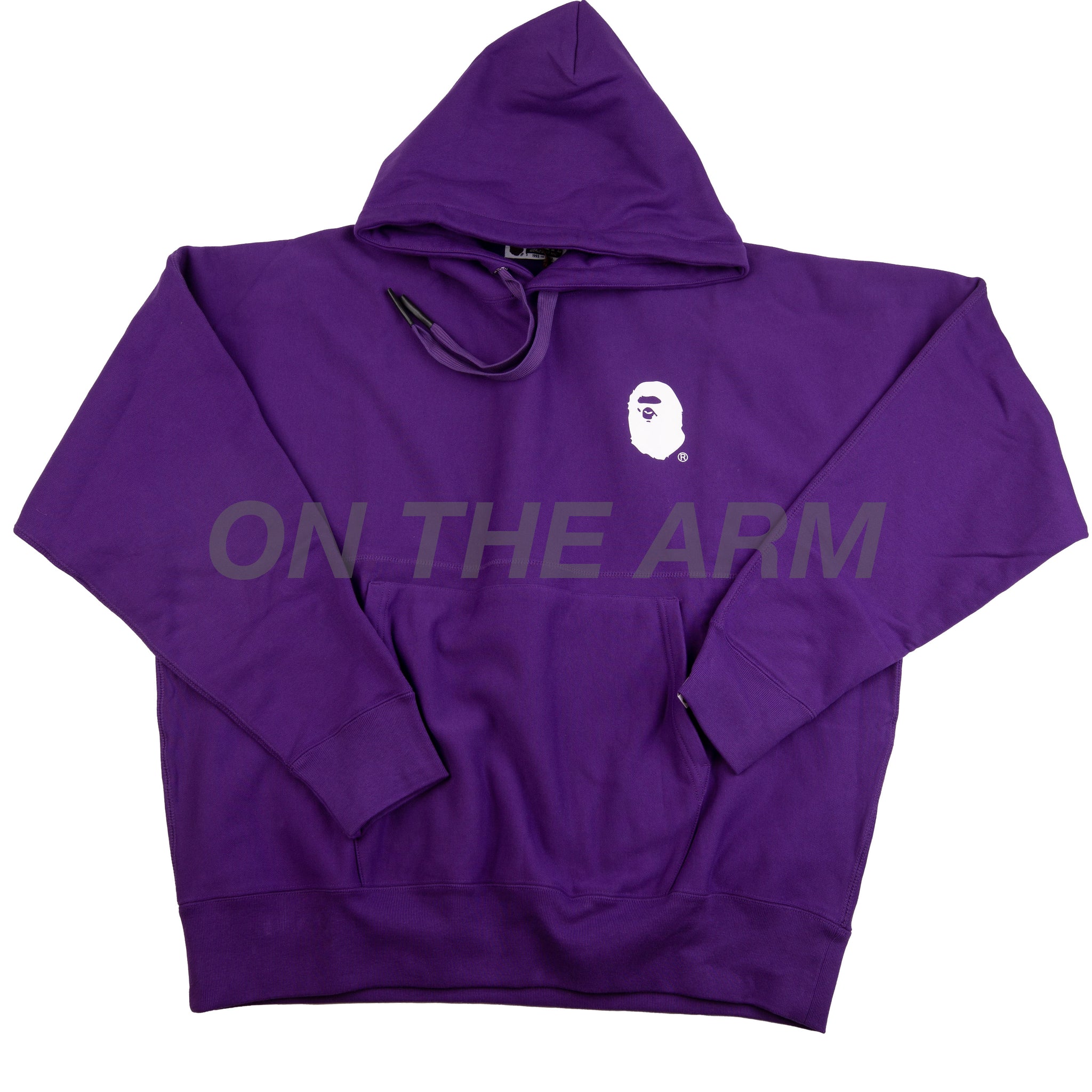 Bape Purple Relaxed Fit Hoodie