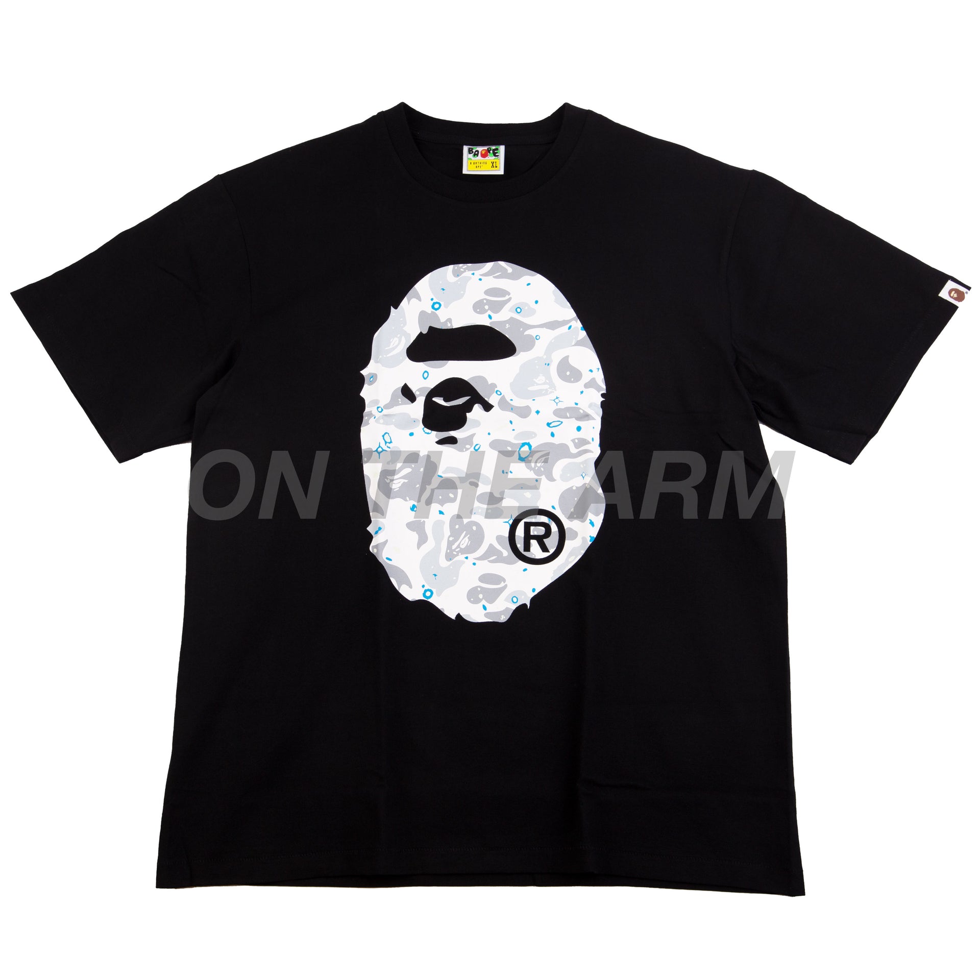 Bape Black Space Camo Big Ape Head
