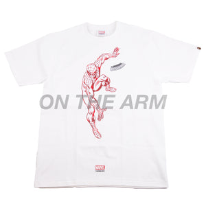 Bape White Spiderman Tee