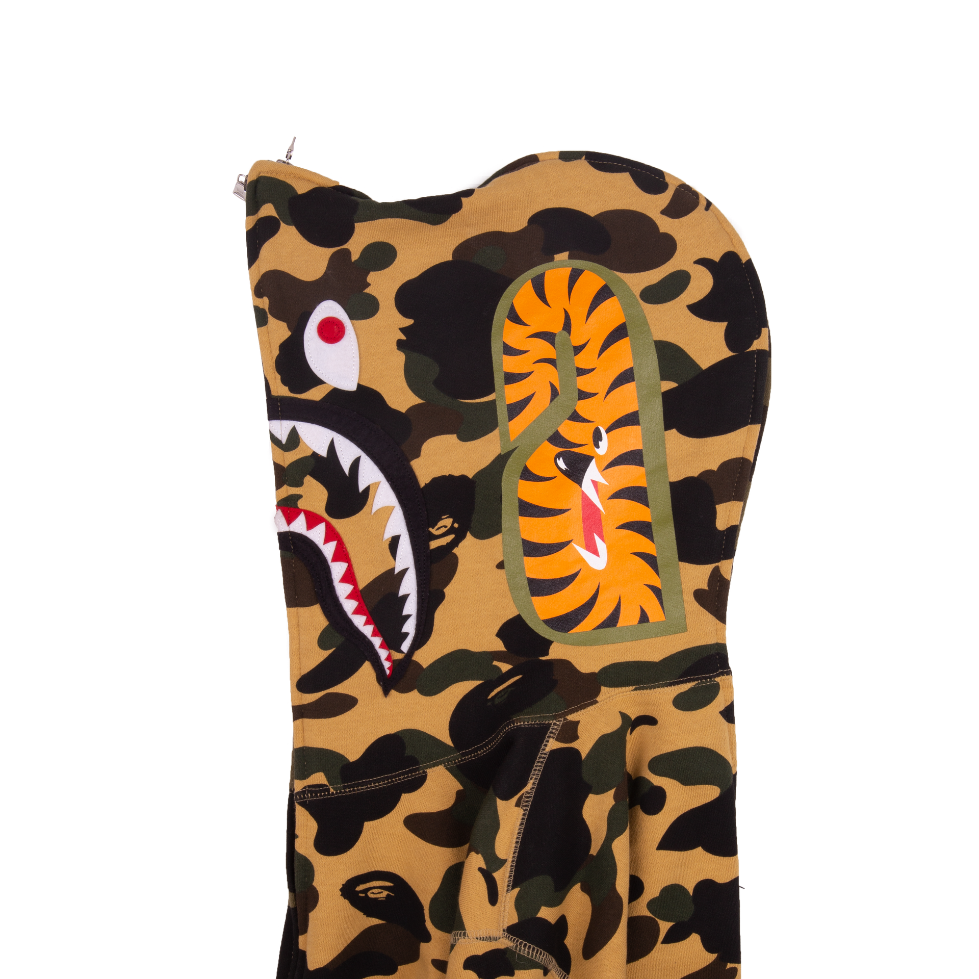 Bape Split Camo Shark Zip Up