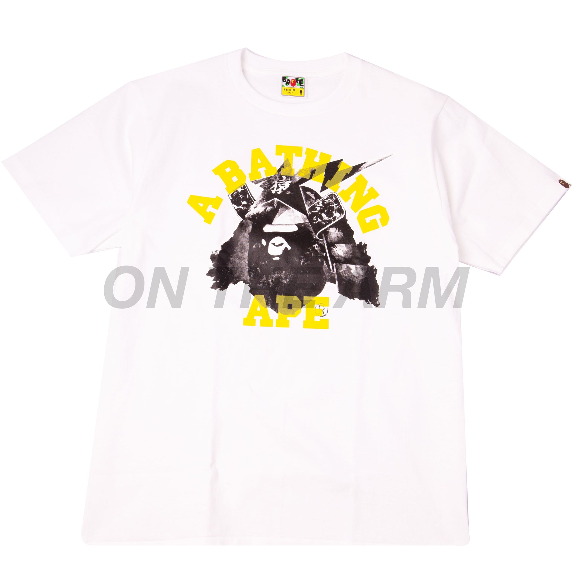 Bape White Kabuto Tee
