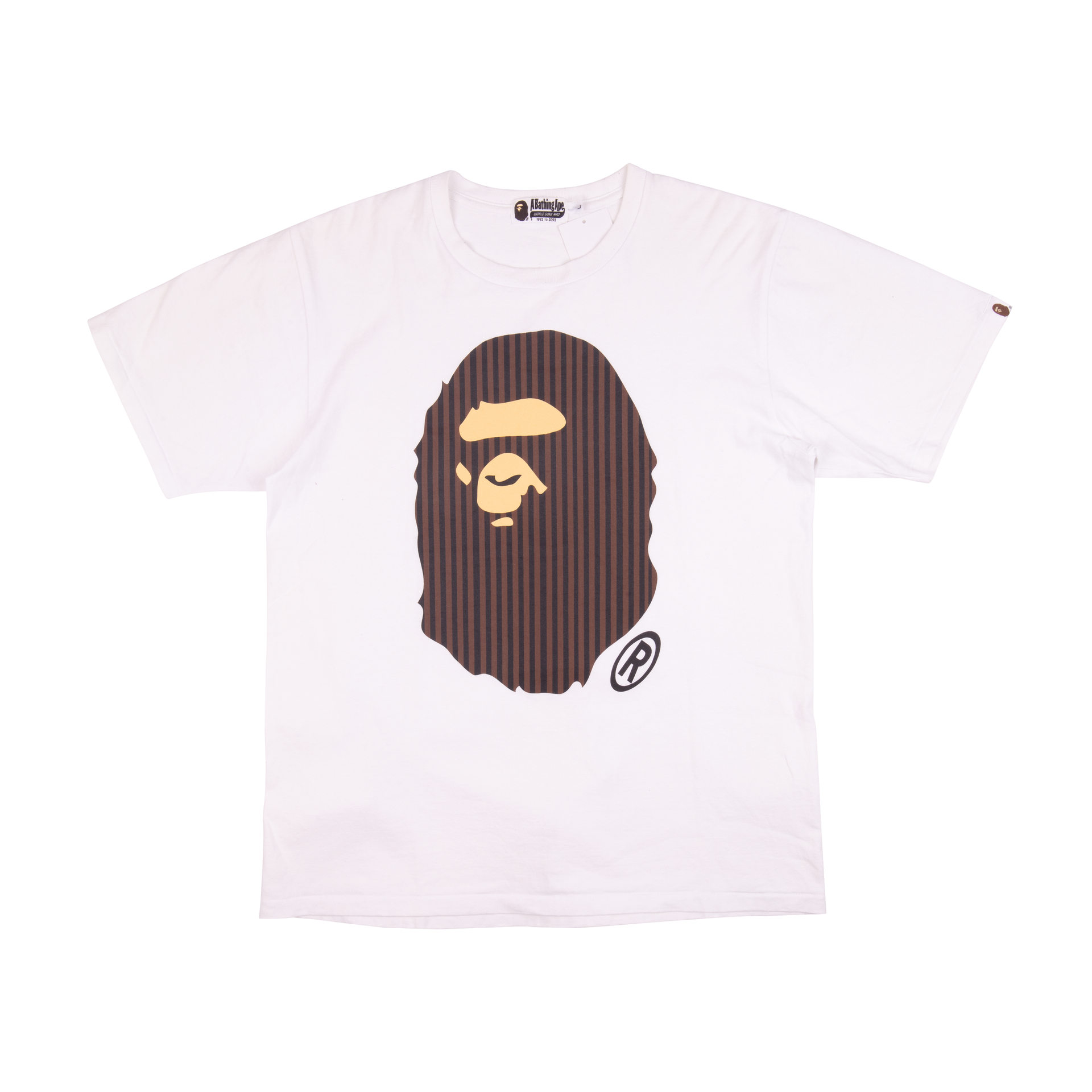 Bape White Ape Head Tee