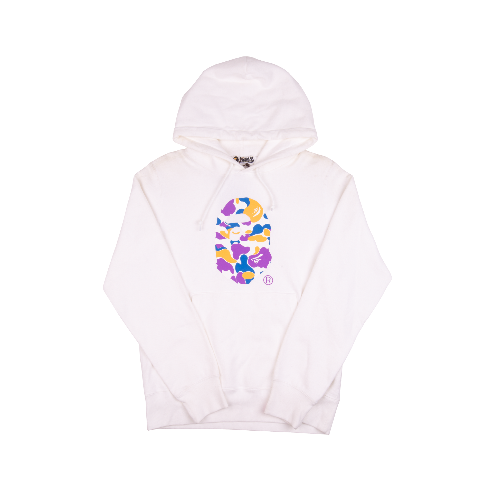 Bape White ASSC Hoodie
