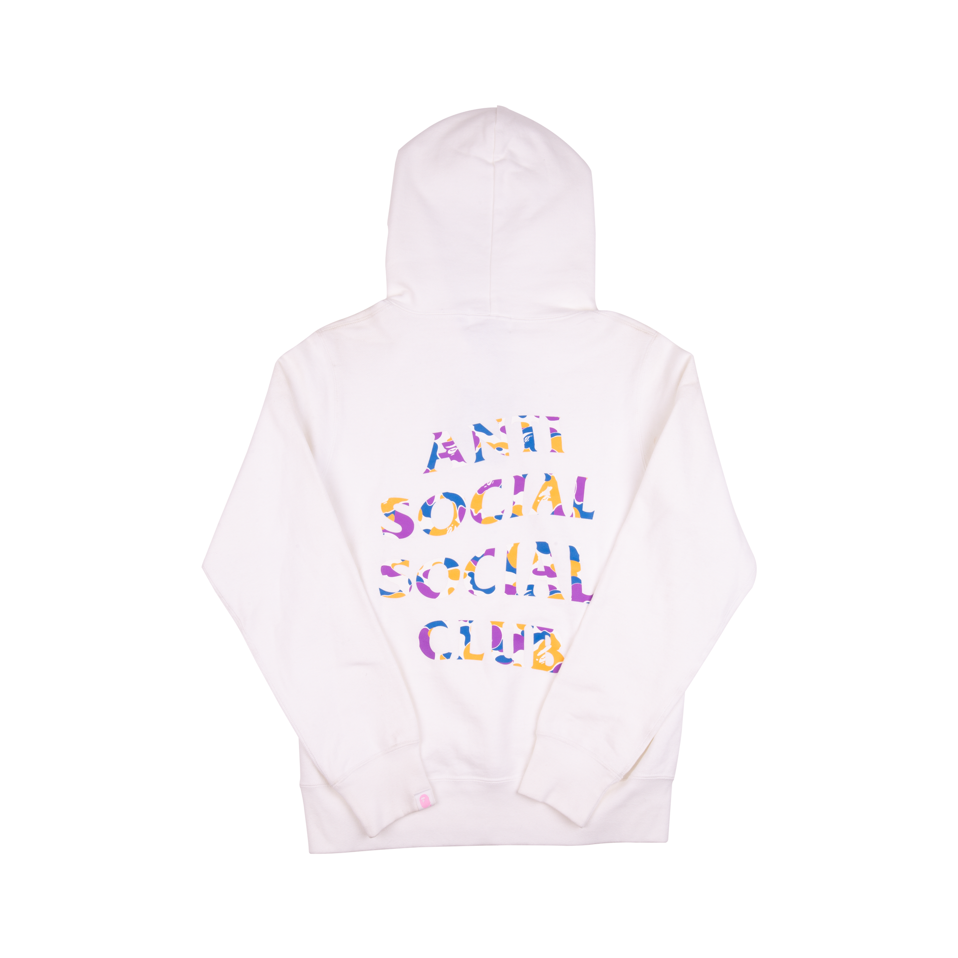 Bape White ASSC Hoodie