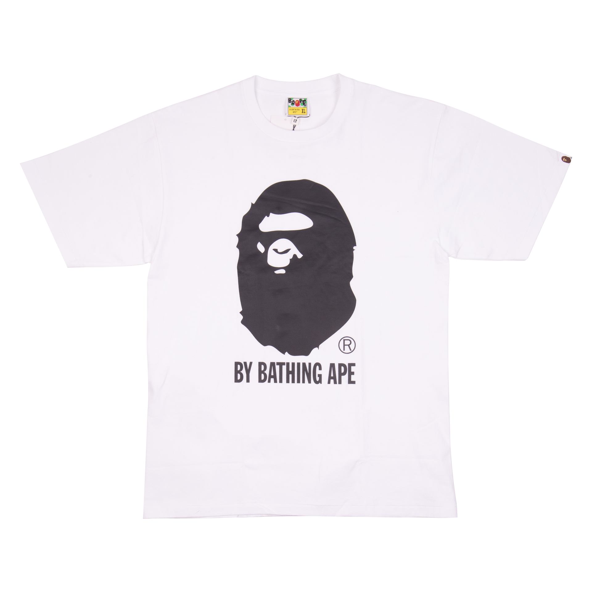 Bape White Bi-color By Bathing Ape Tee