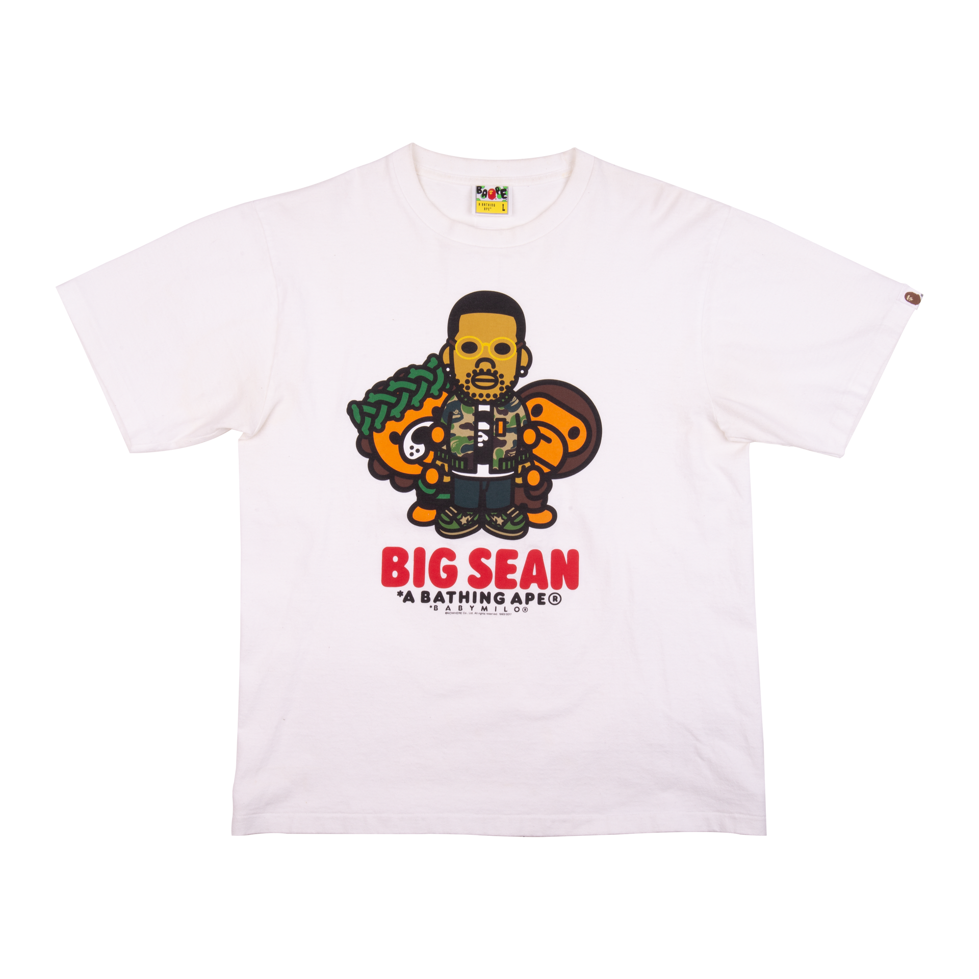 Bape White Big Sean Tee