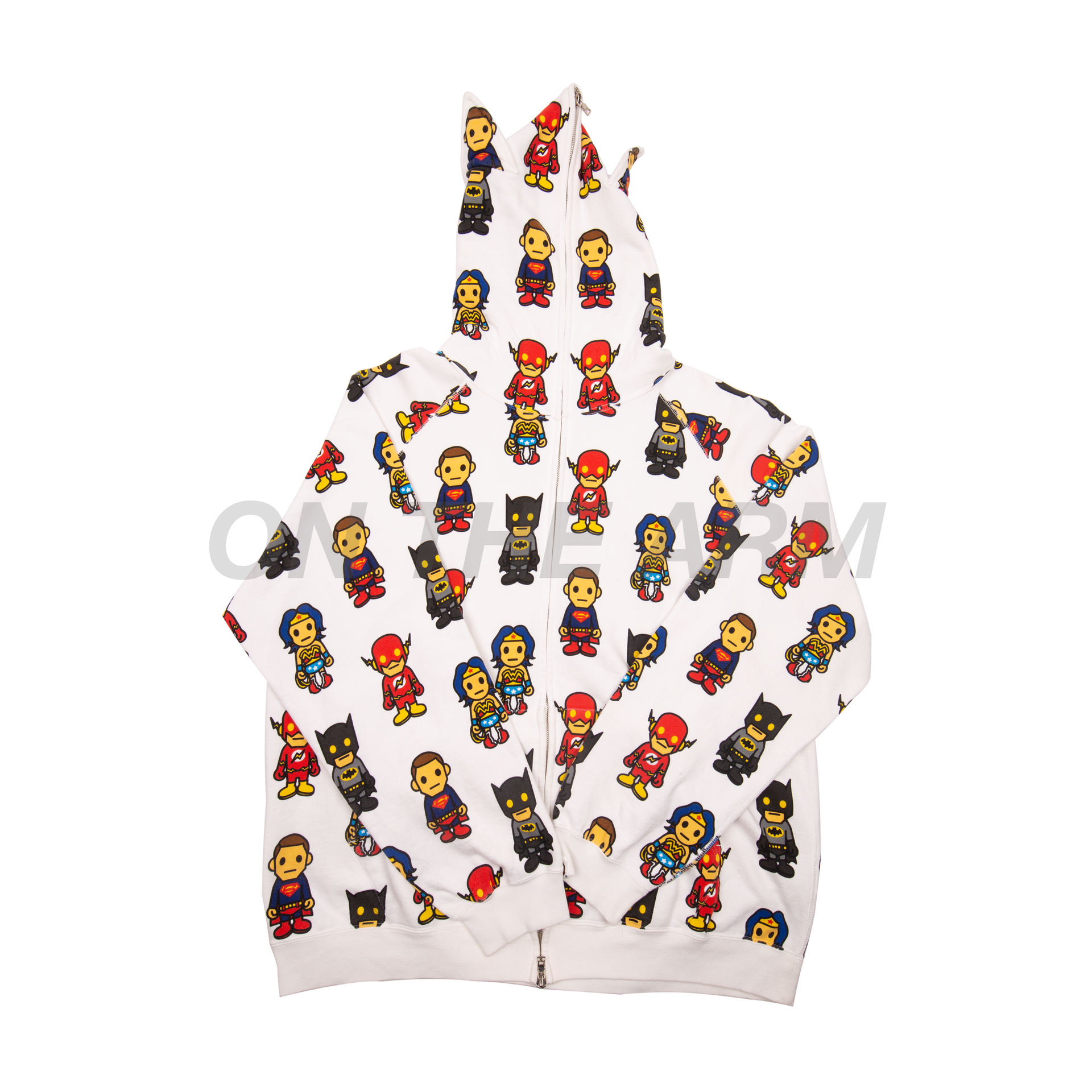 Bape White DC Comics Zip Up
