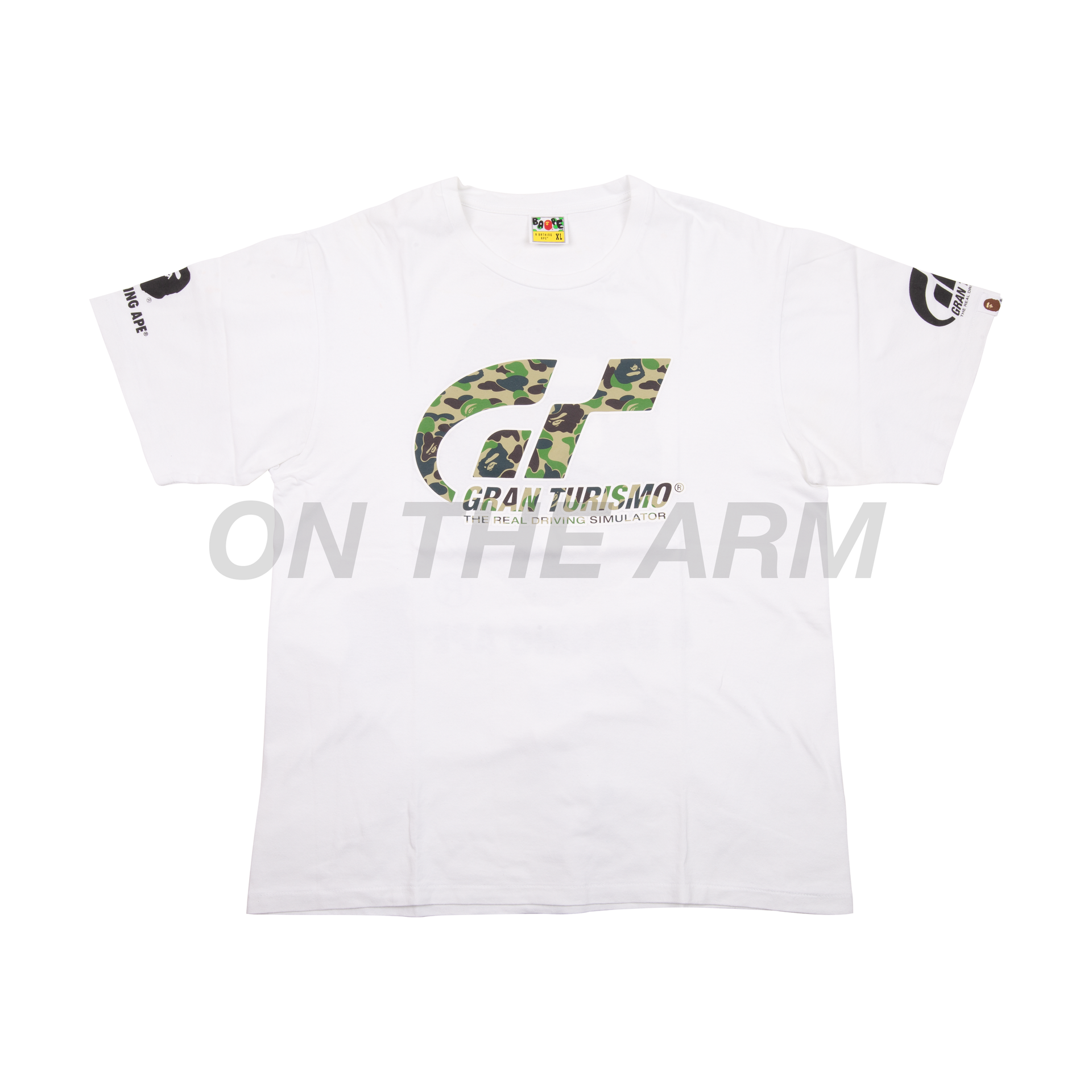 Bape White Gran Turismo Tee