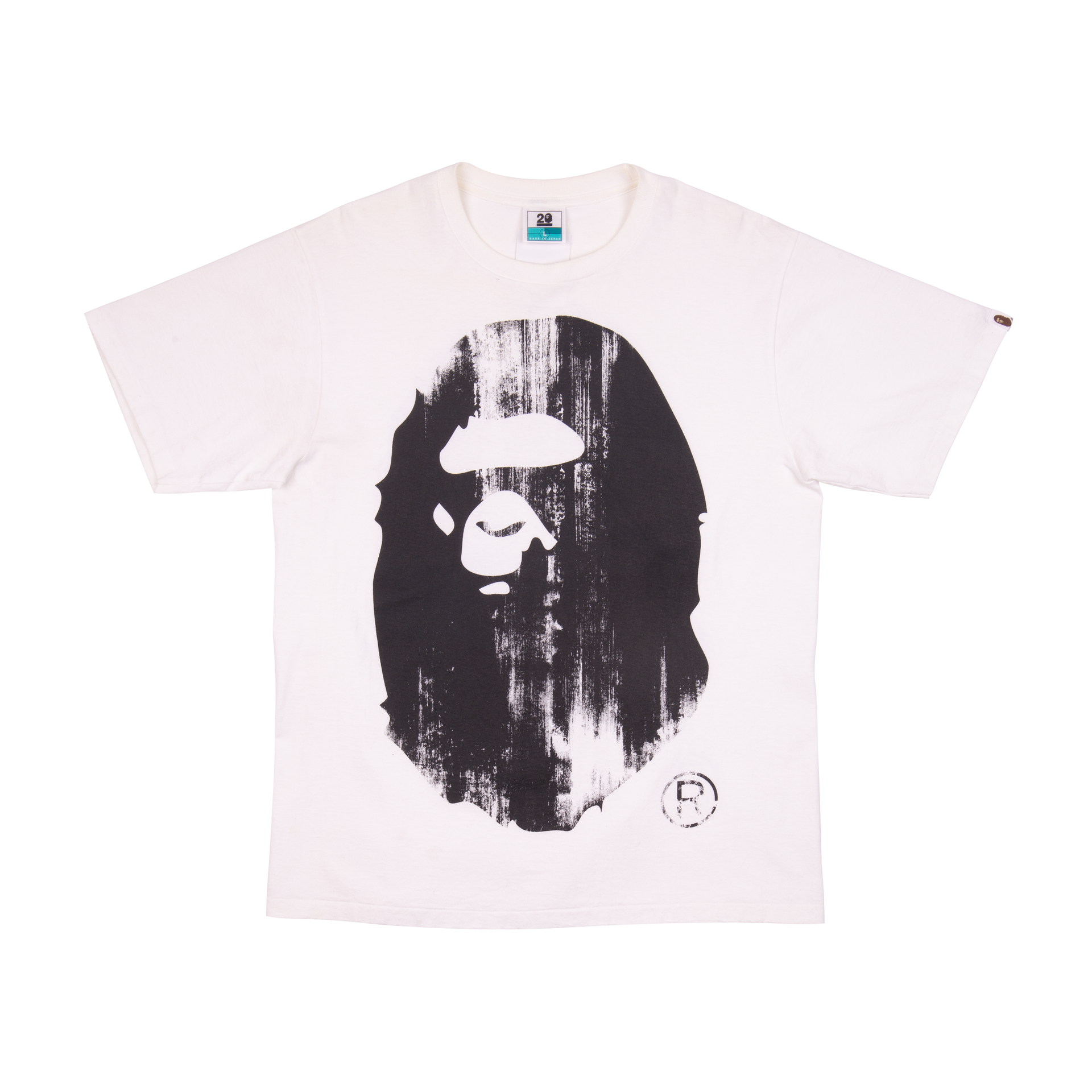 Bape White Kanye West 20th Anniversary Tee