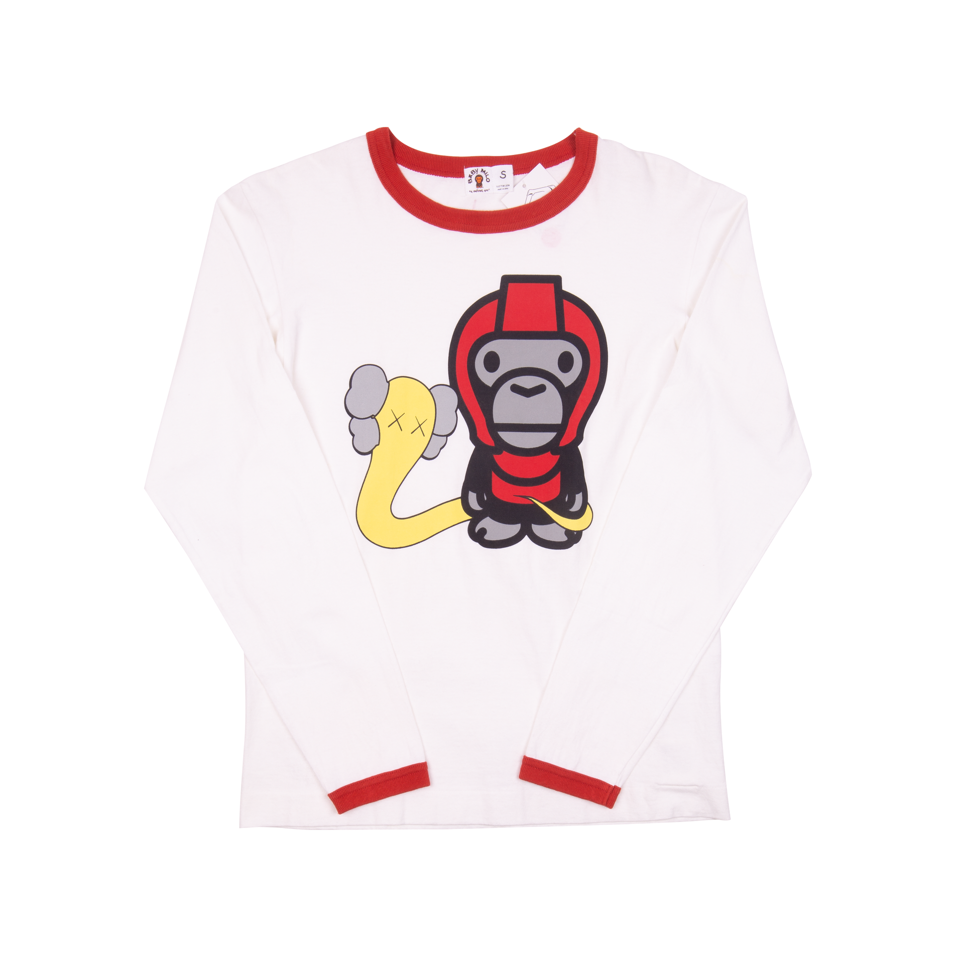 Bape Red Kaws Baby Milo L/S
