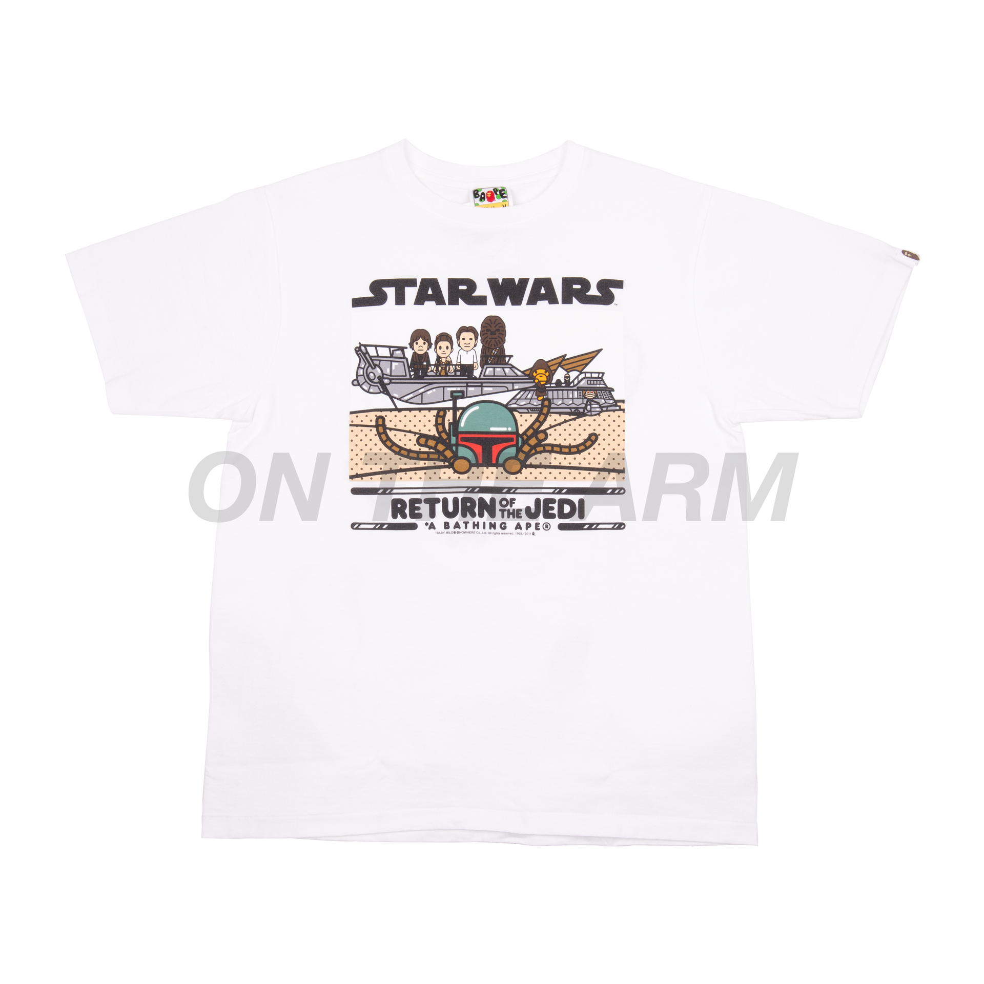 Bape White Star Wars ROTJ Tee