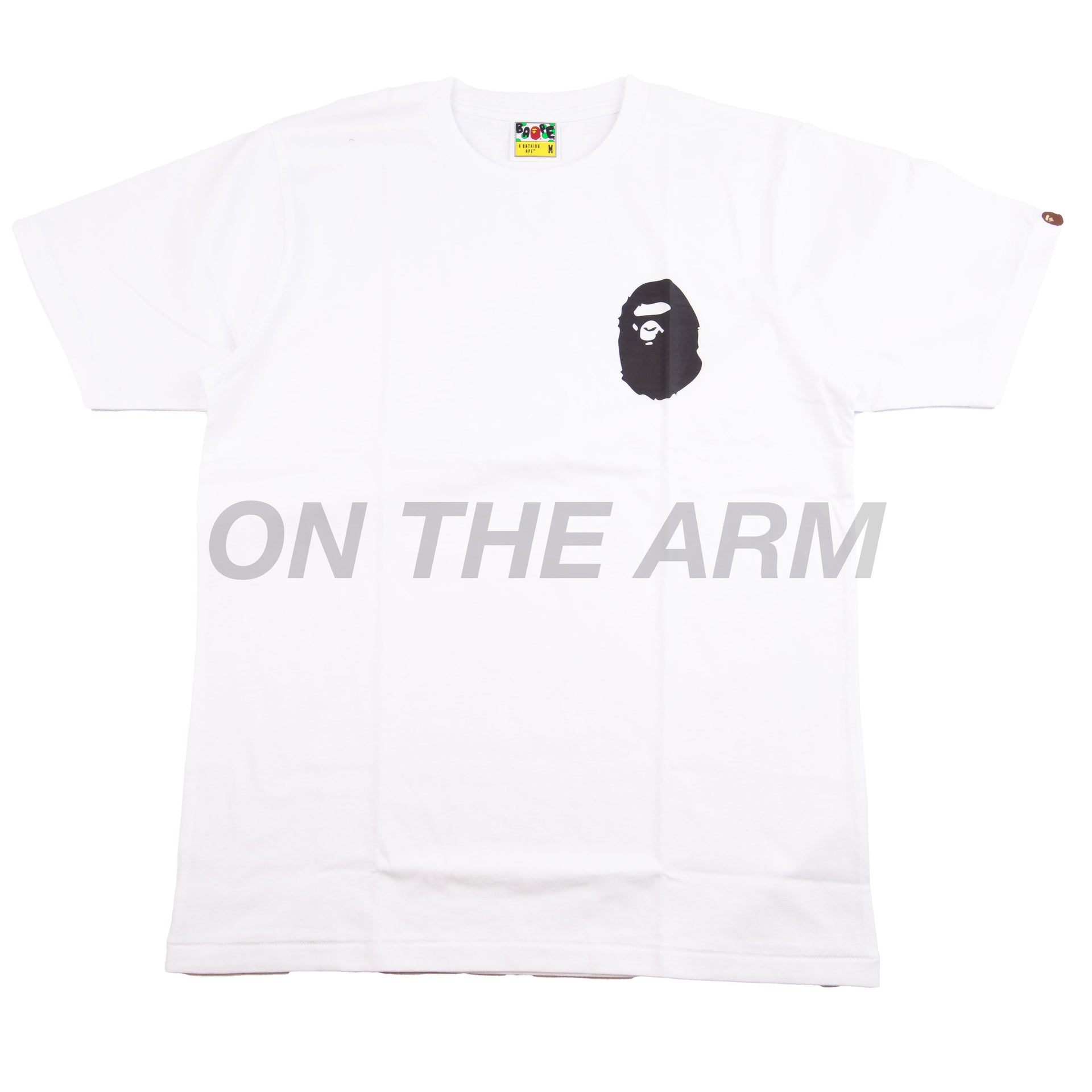 Bape White Small Ape Head Tee