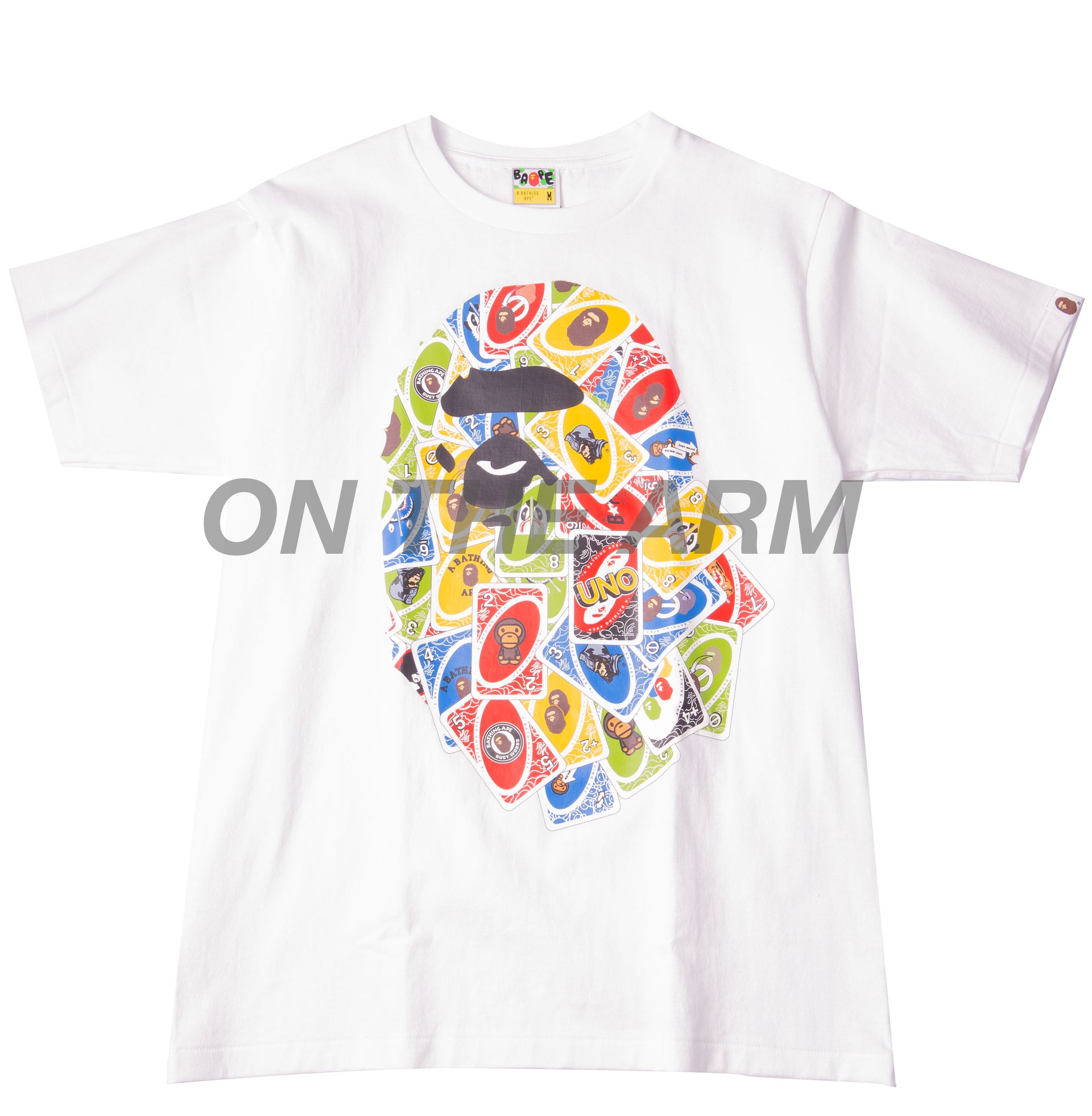 Bape White UNO Tee