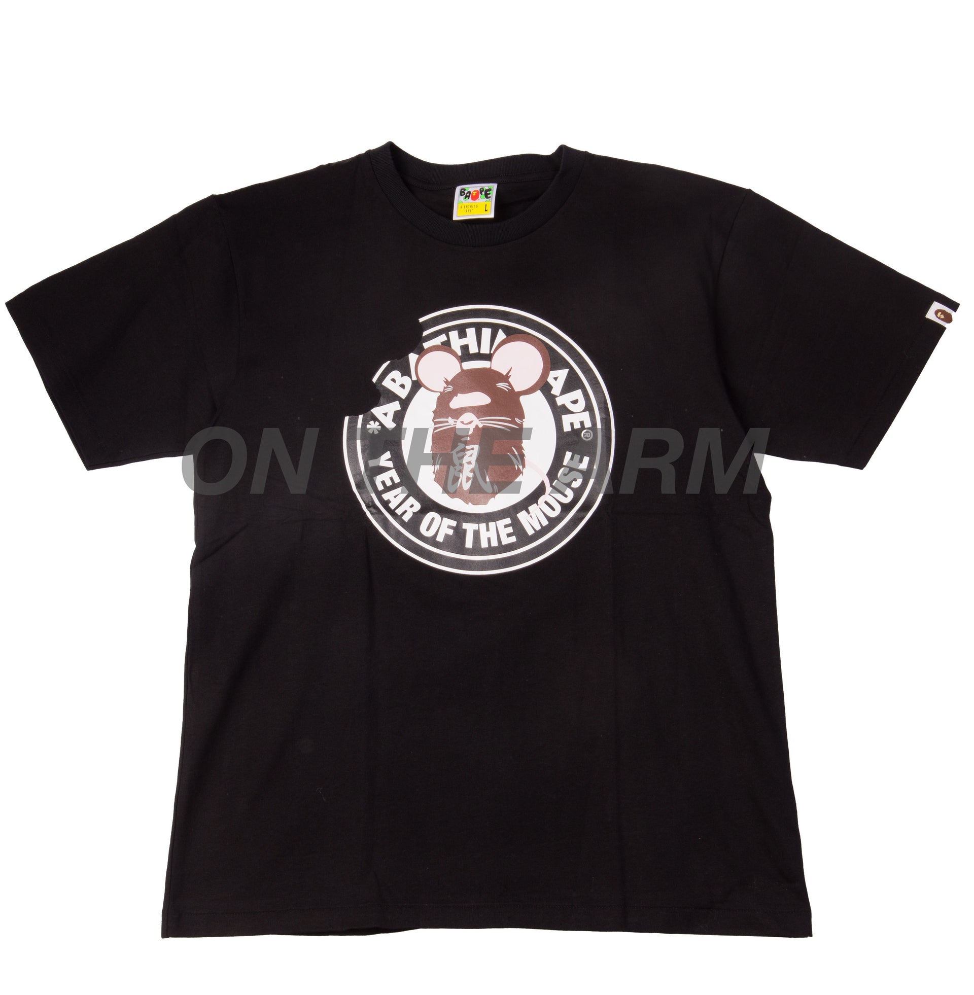 Bape Black/Pink Year Of The Mouse Tee