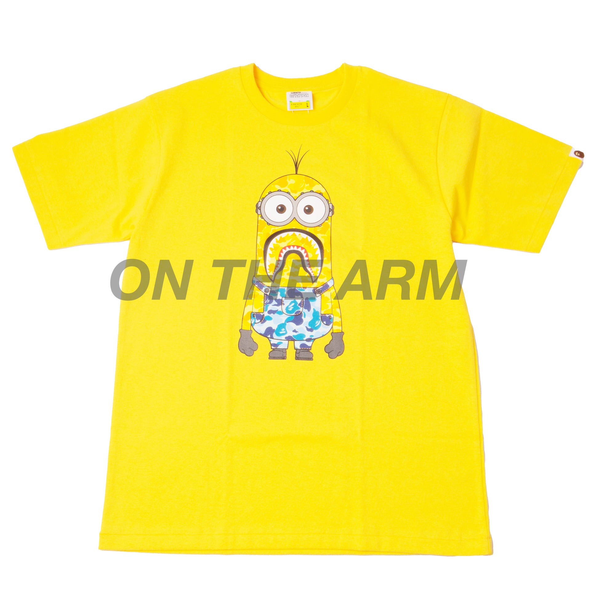 Bape Yellow Minions Camo Tee