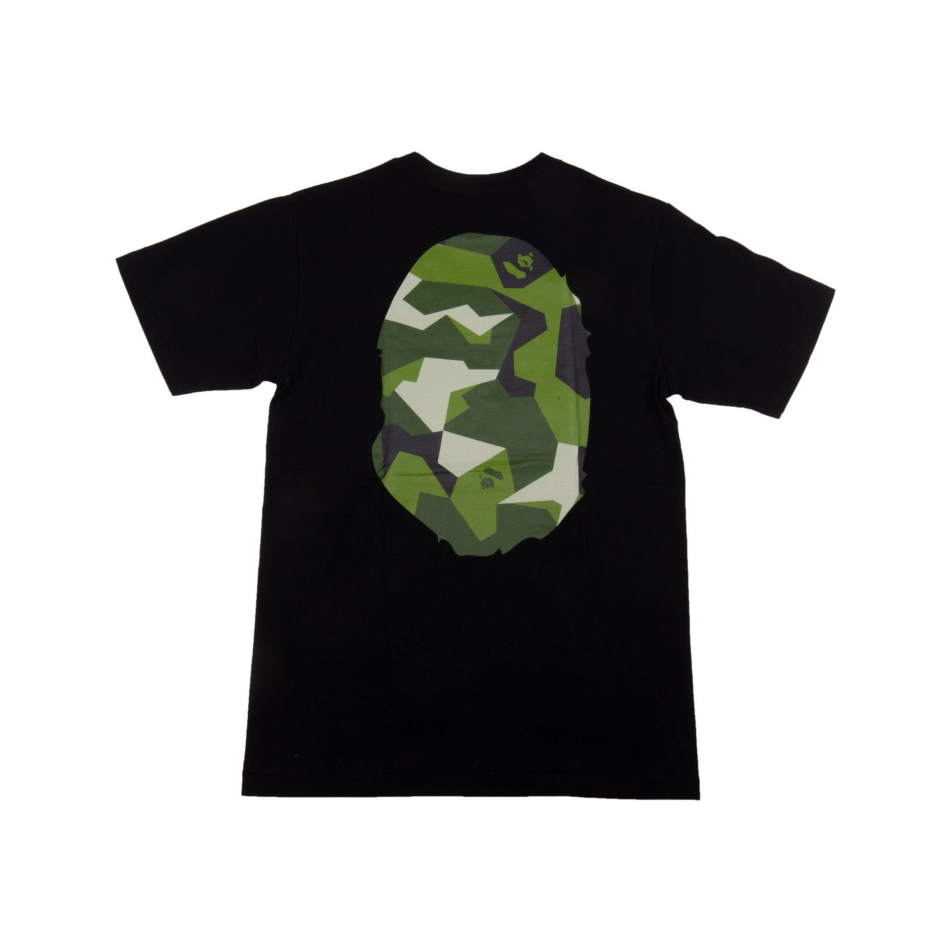 Bape Black Splinter Camo Head Tee