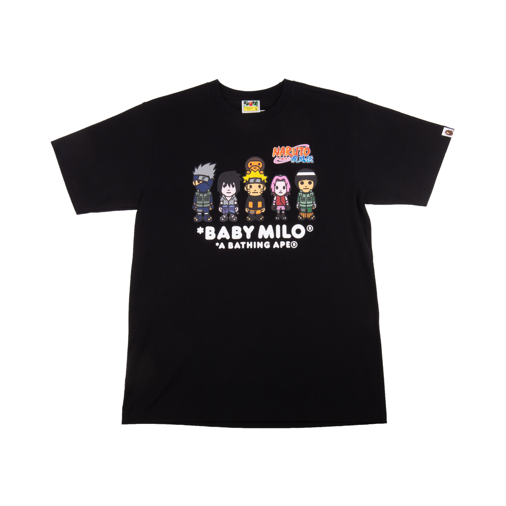 Bape Black Naruto Baby Milo Tee – On The Arm Bape Black Naruto Baby Milo Tee – On The Arm