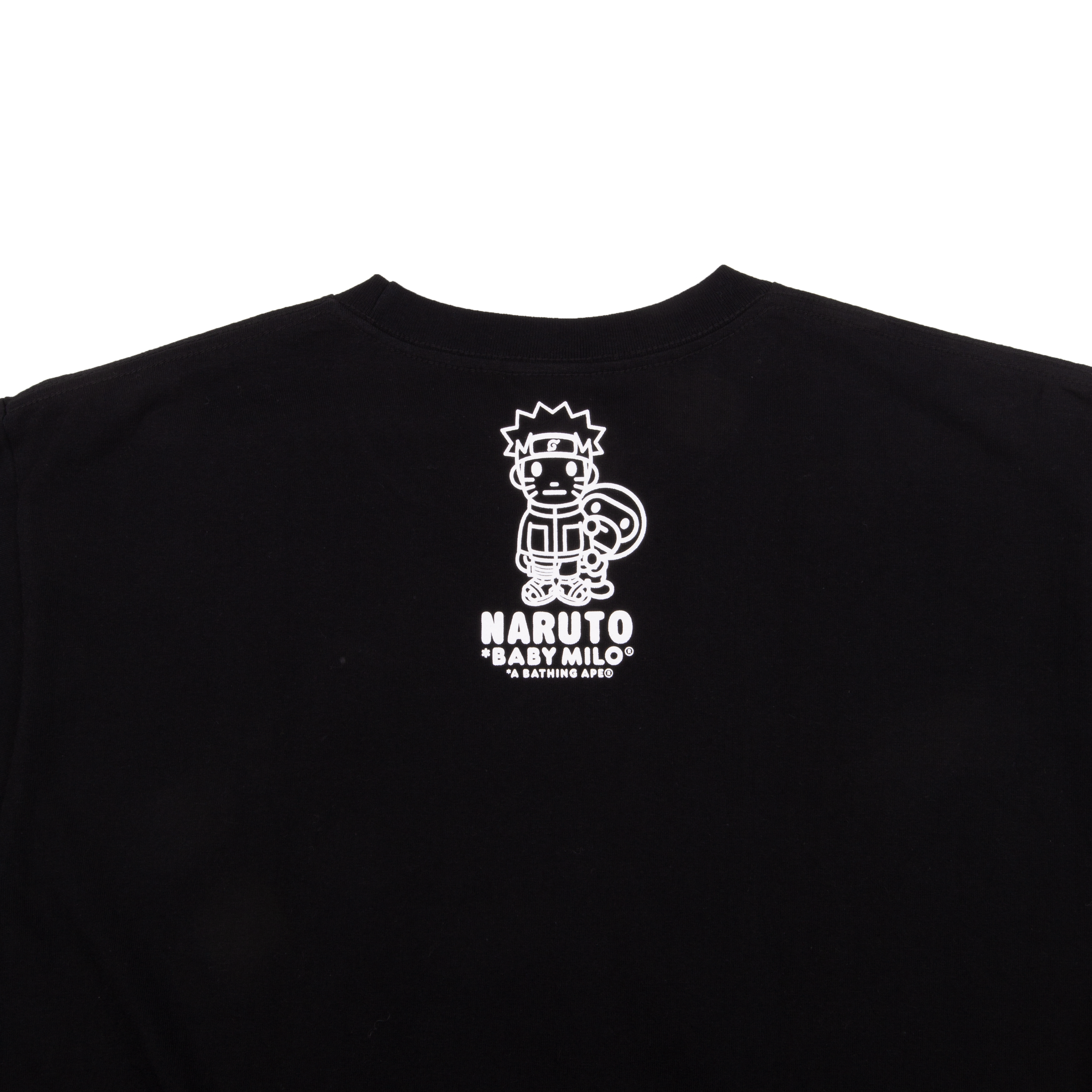 Bape Black Naruto Baby Milo Tee – On The Arm