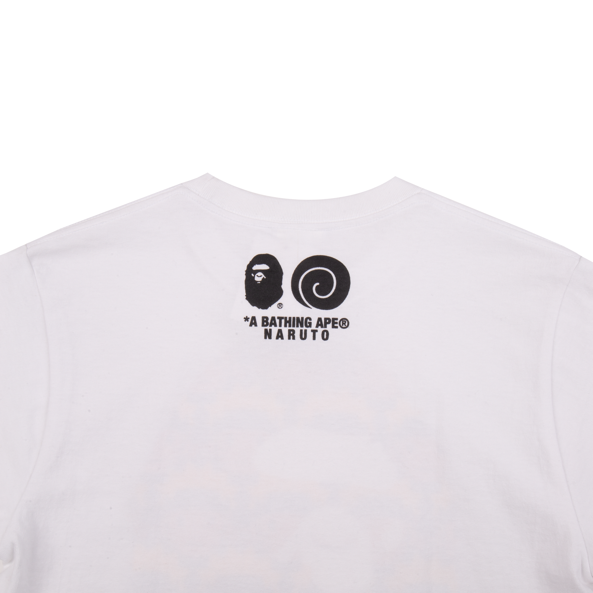 Bape White Naruto Baby Milo Tee