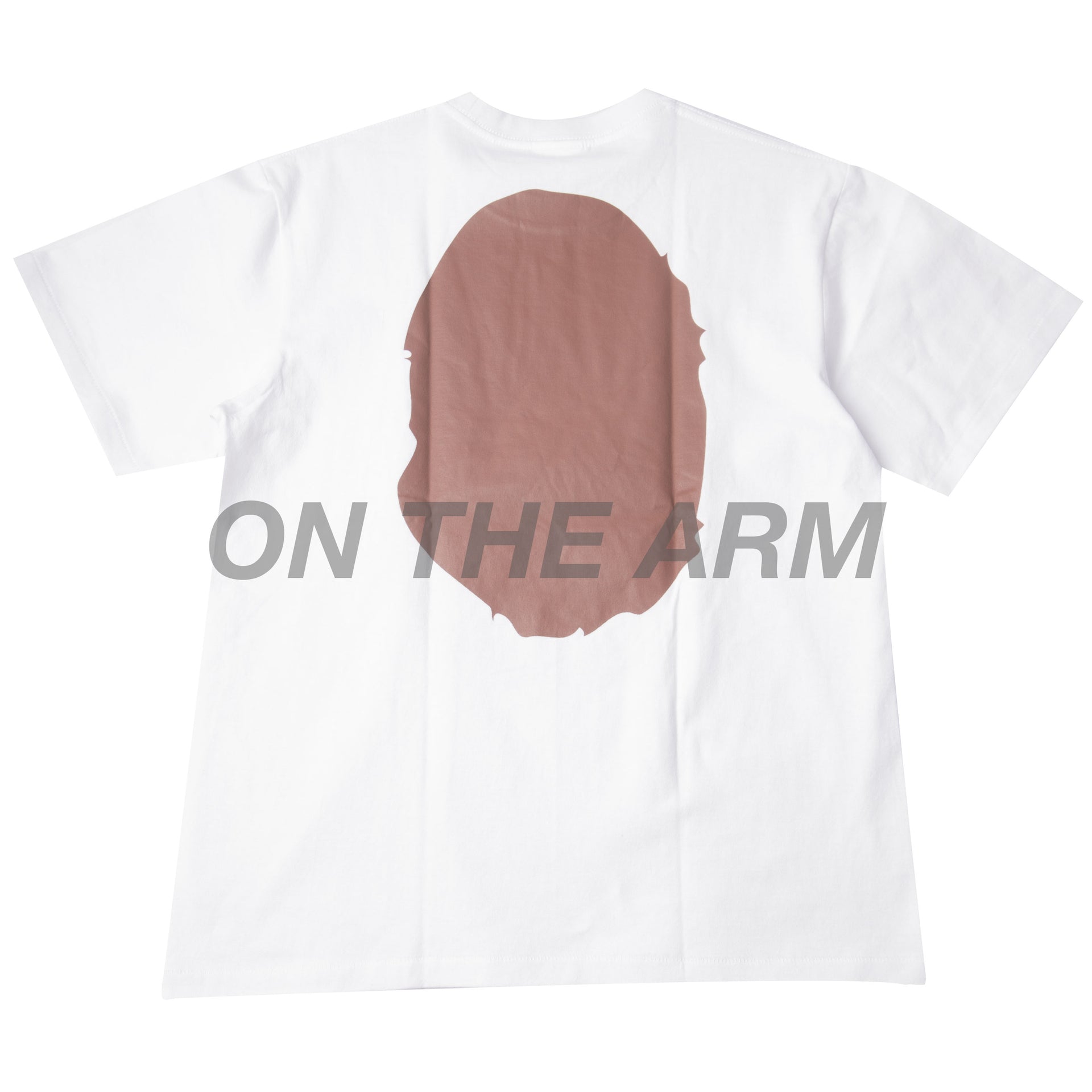 Bape White Big Ape Head Tee