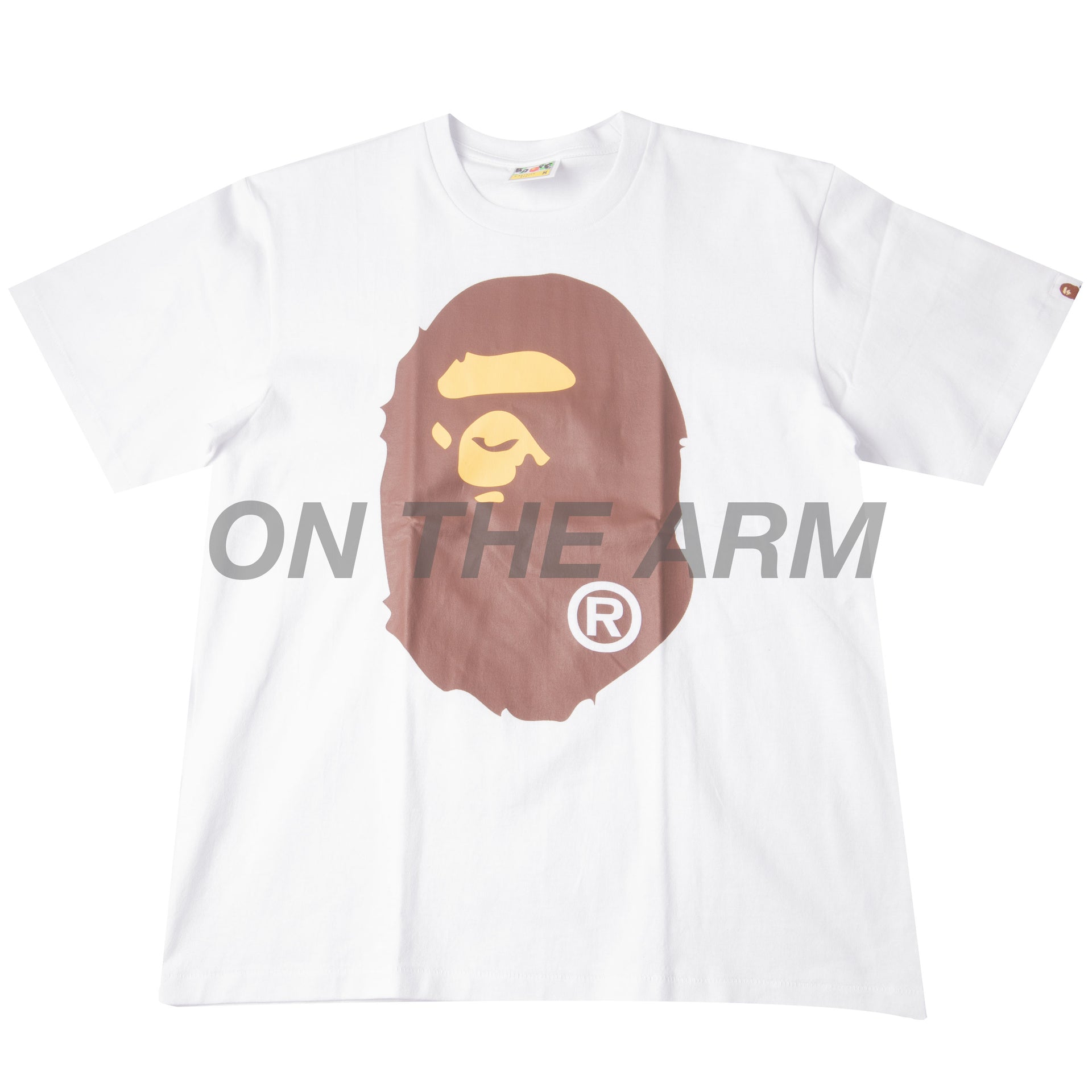 Bape White Big Ape Head Tee