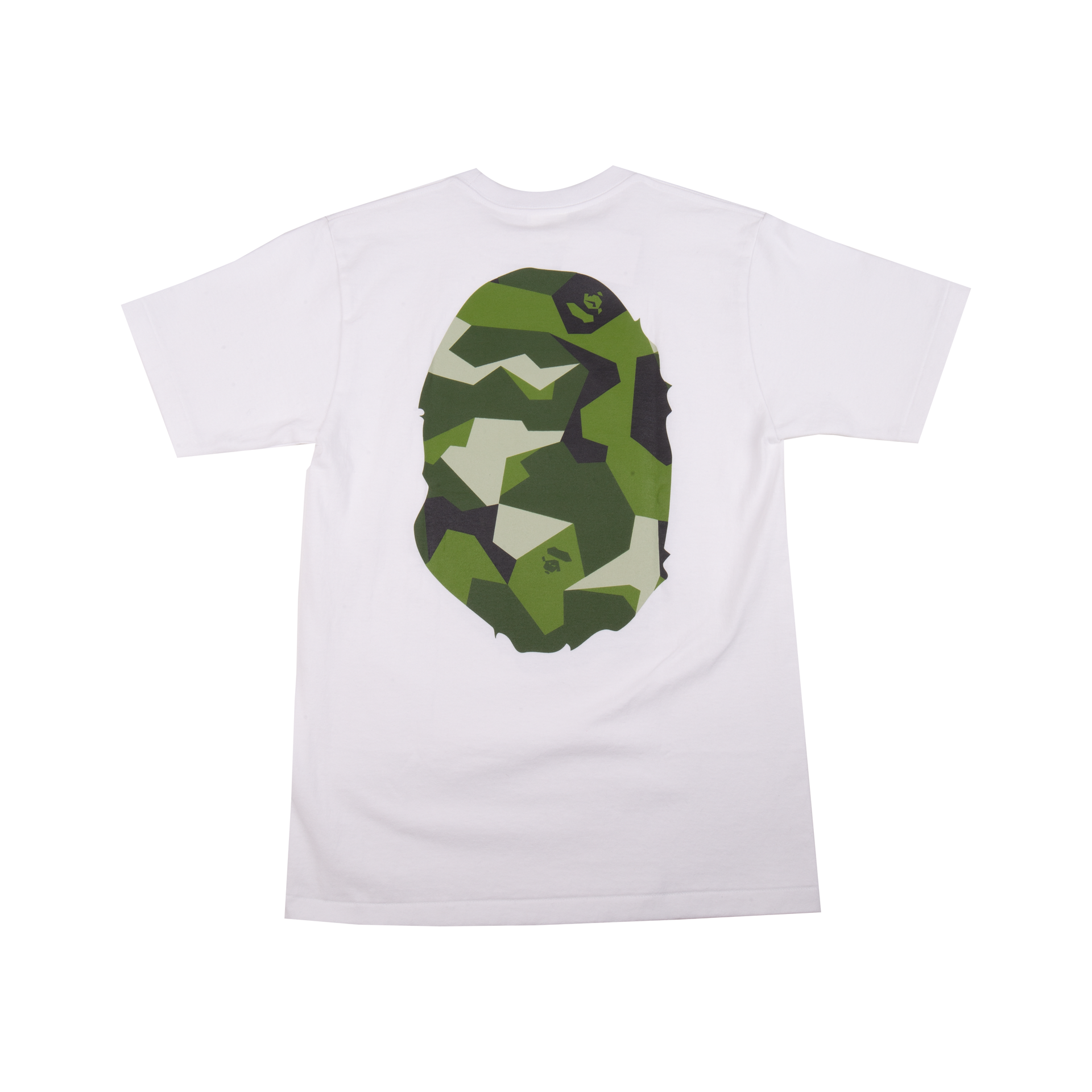 Bape White Splinter Camo Head Tee