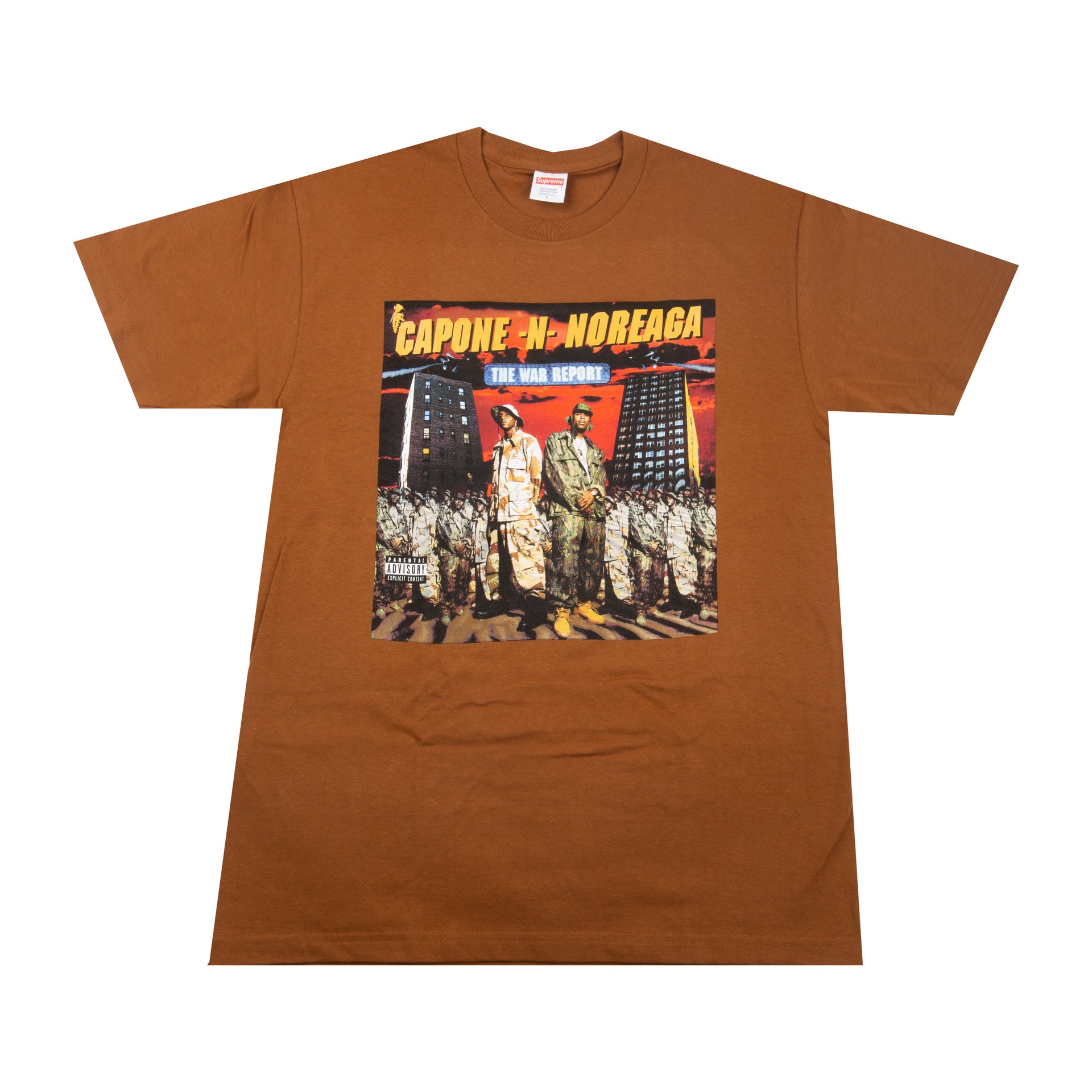 Supreme Brown Capone N Noreaga Tee