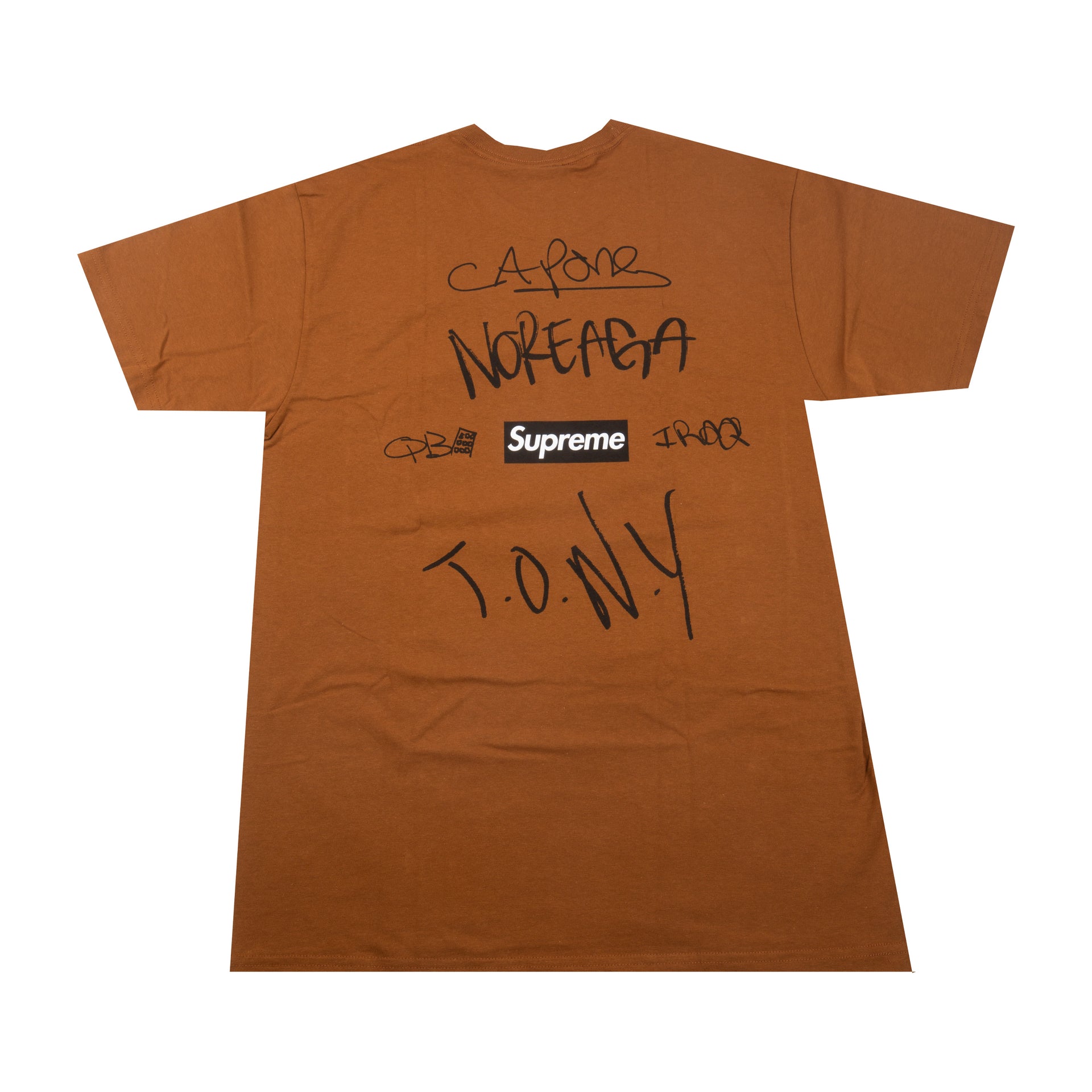 Supreme Brown Capone N Noreaga Tee