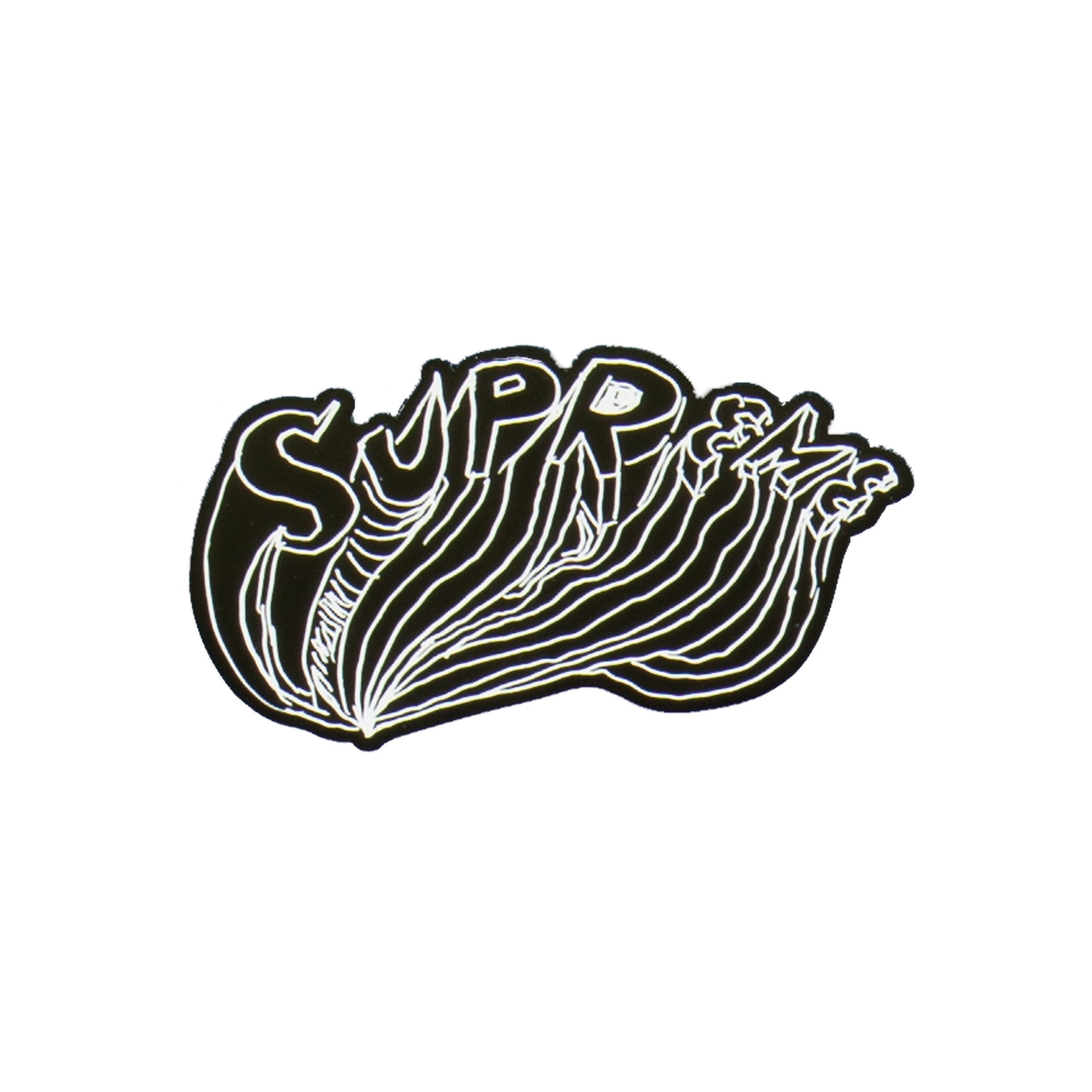 Supreme Black Daniel Johnston Sticker
