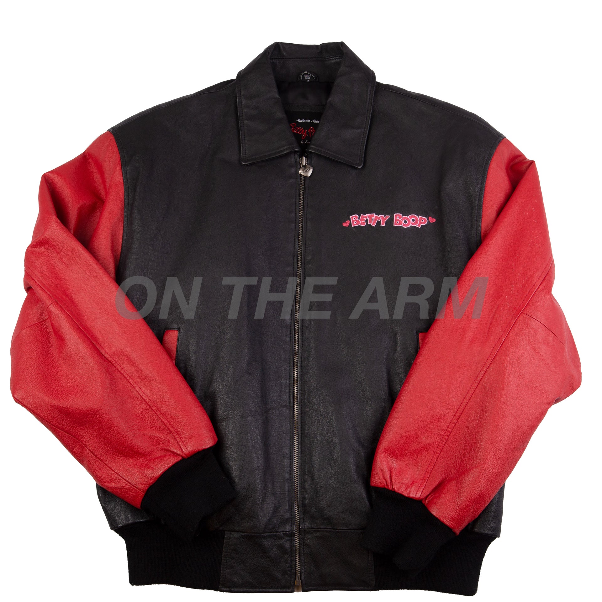 Vintage Black Betty Boop Leather Jacket