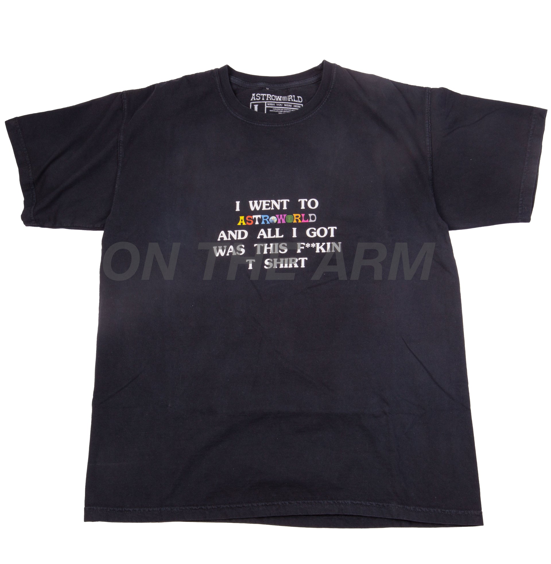 Travis Scott Black Astroworld Tee USED