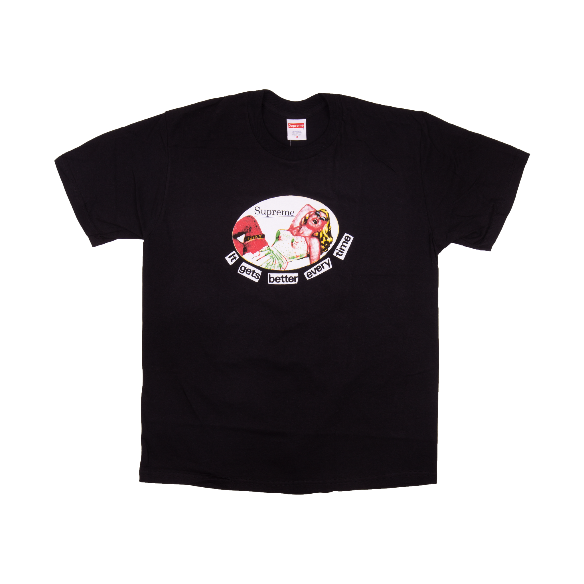 Supreme Black It Gets Better Tee