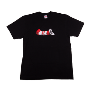 Supreme Black Cat In The Hat Tee