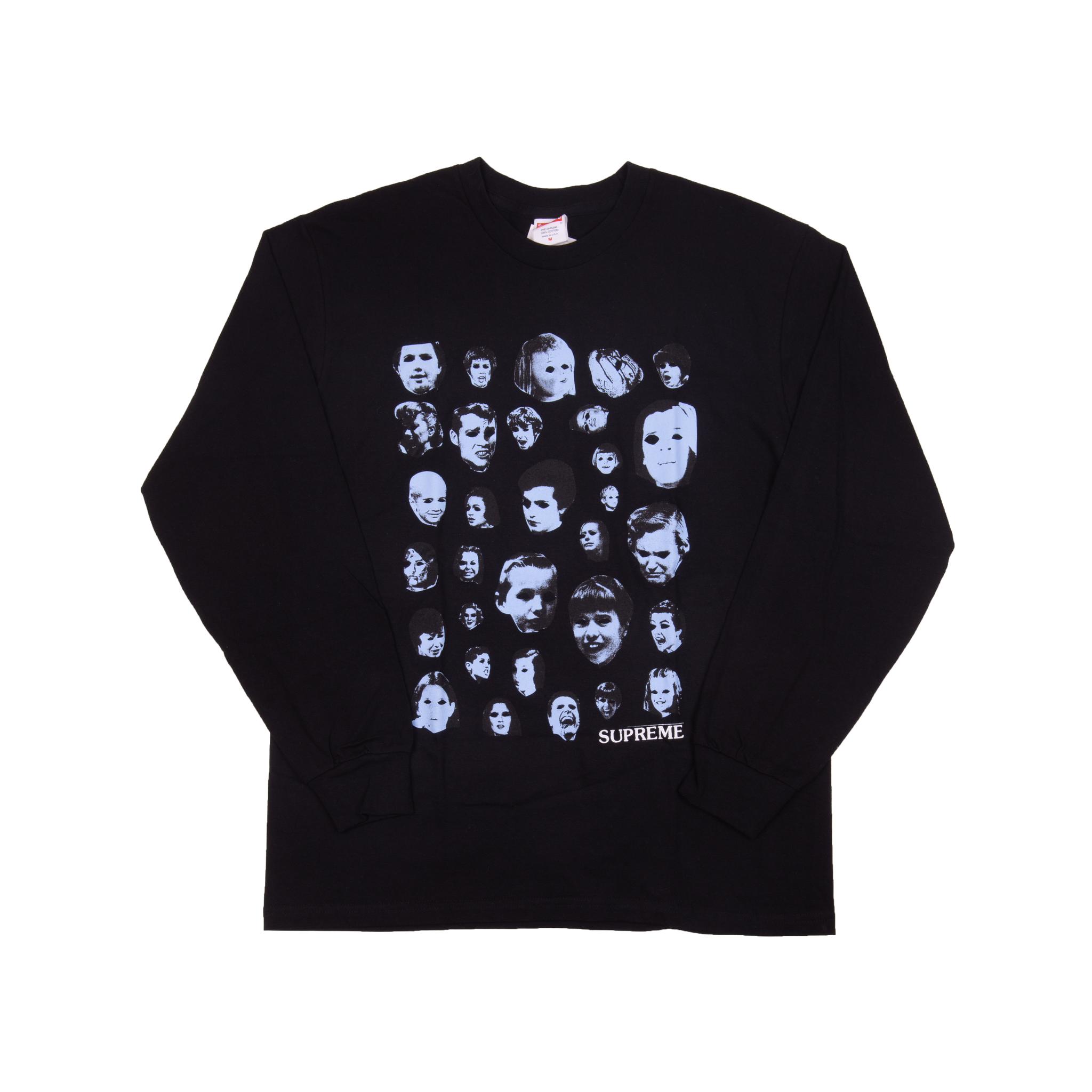 Supreme Black Faces L/S