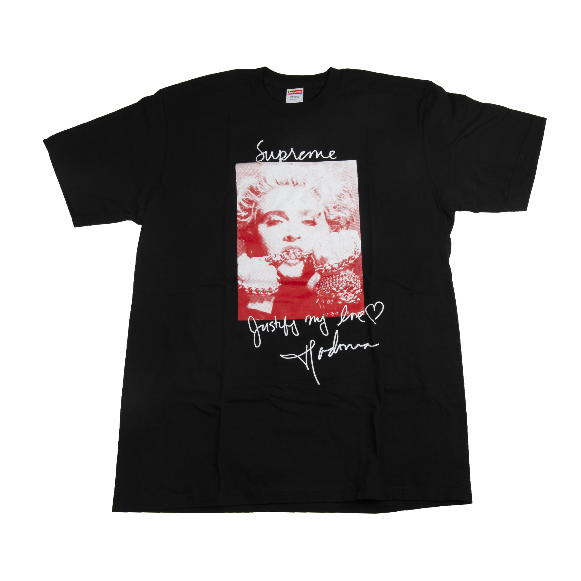Supreme Black Madonna Tee