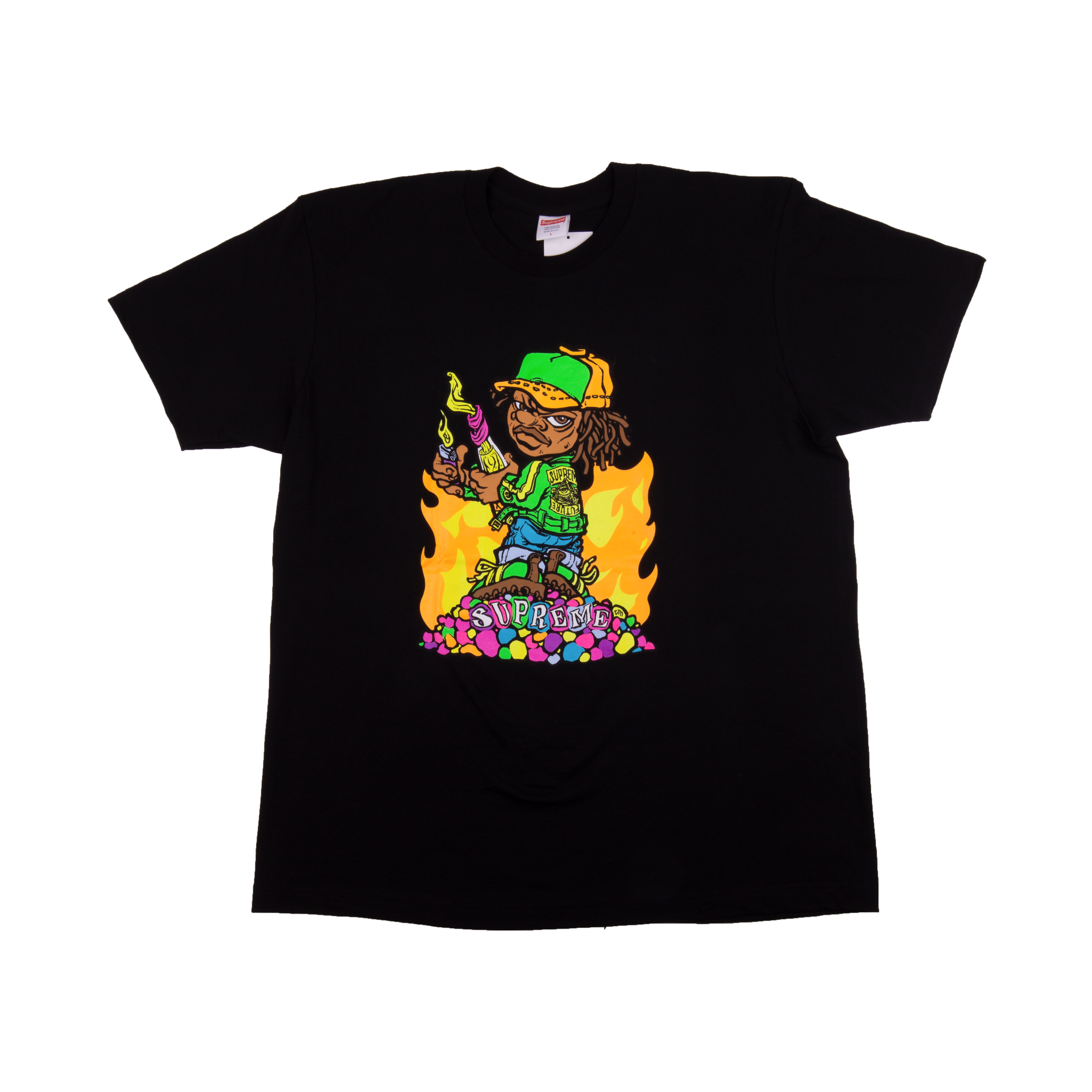 Supreme Black Molotov Kid Tee