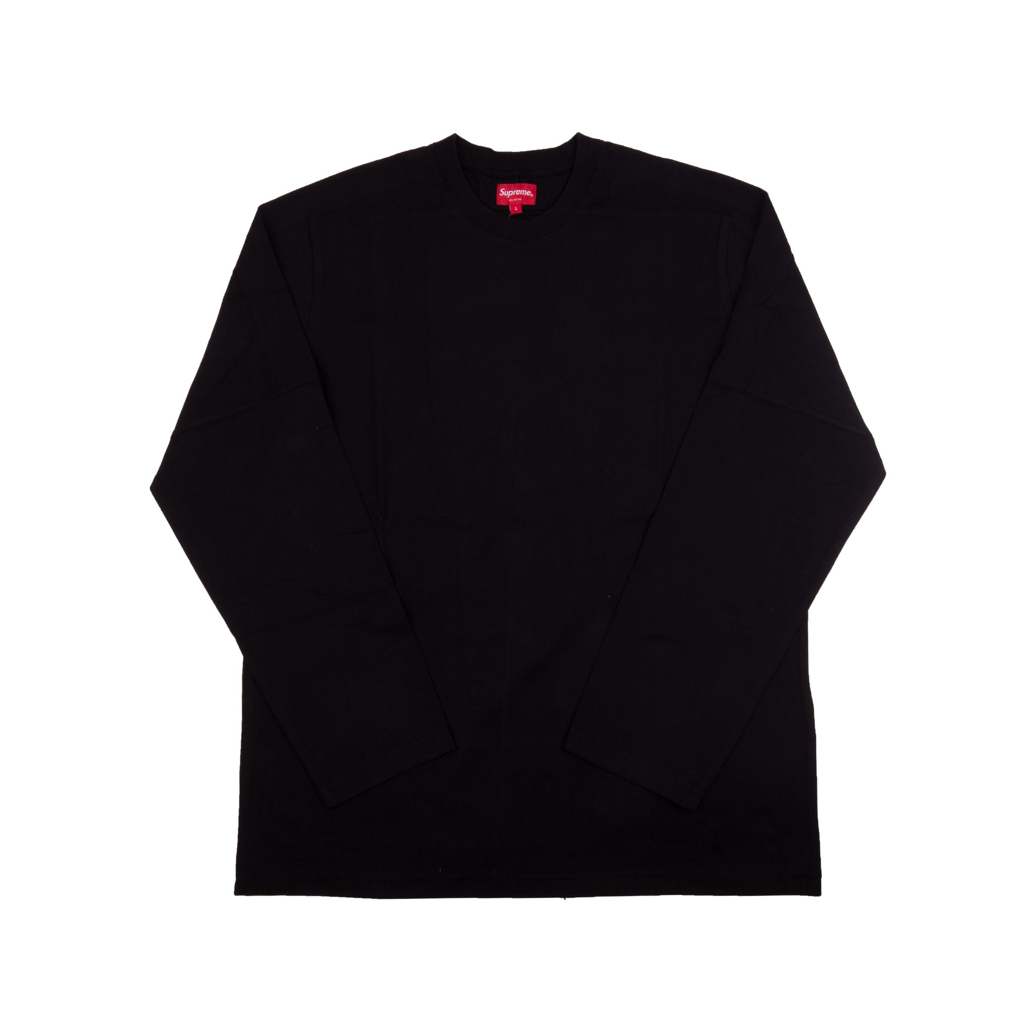 Supreme Black Paneled L/S