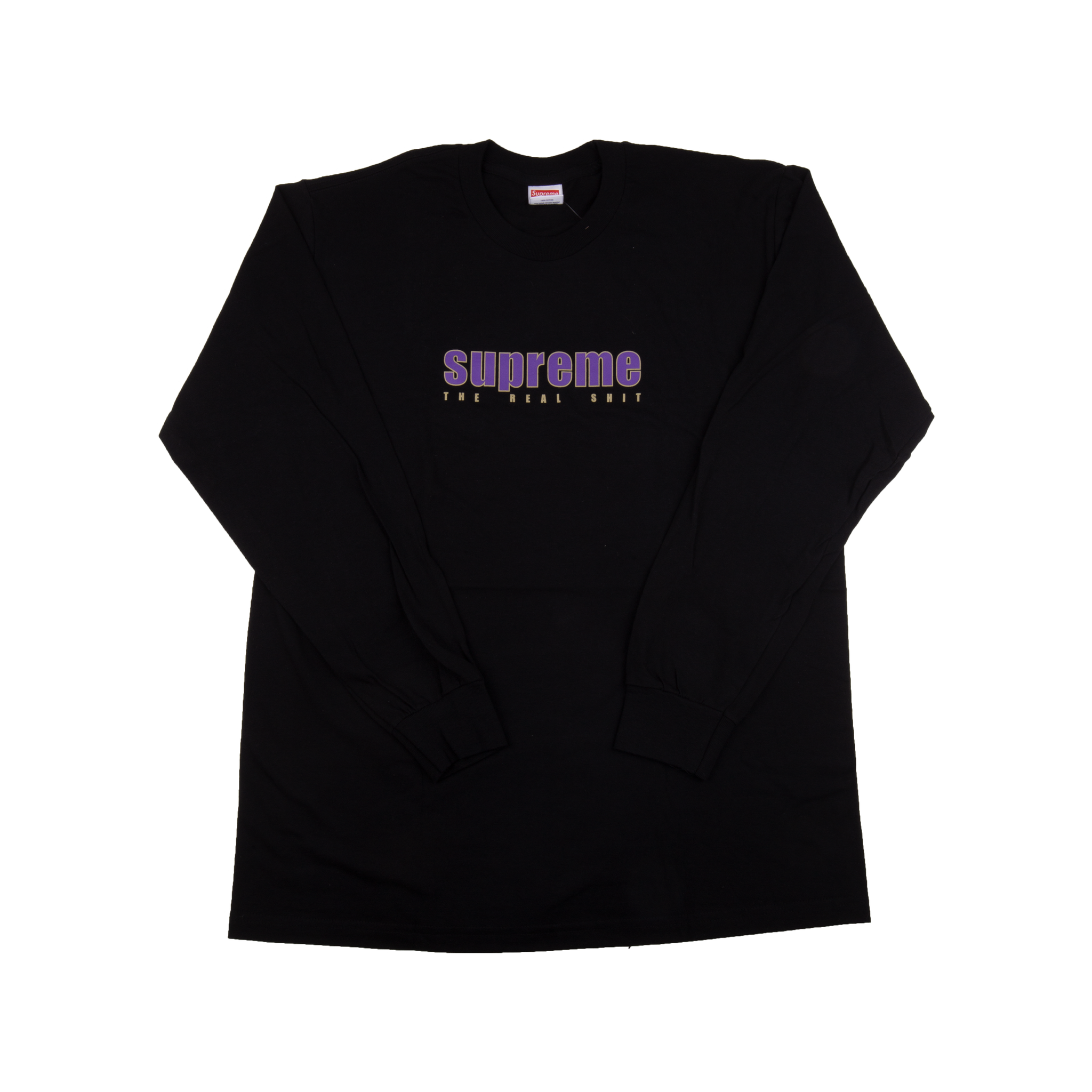 Supreme The Real Shit L/S Tee BLACK L-