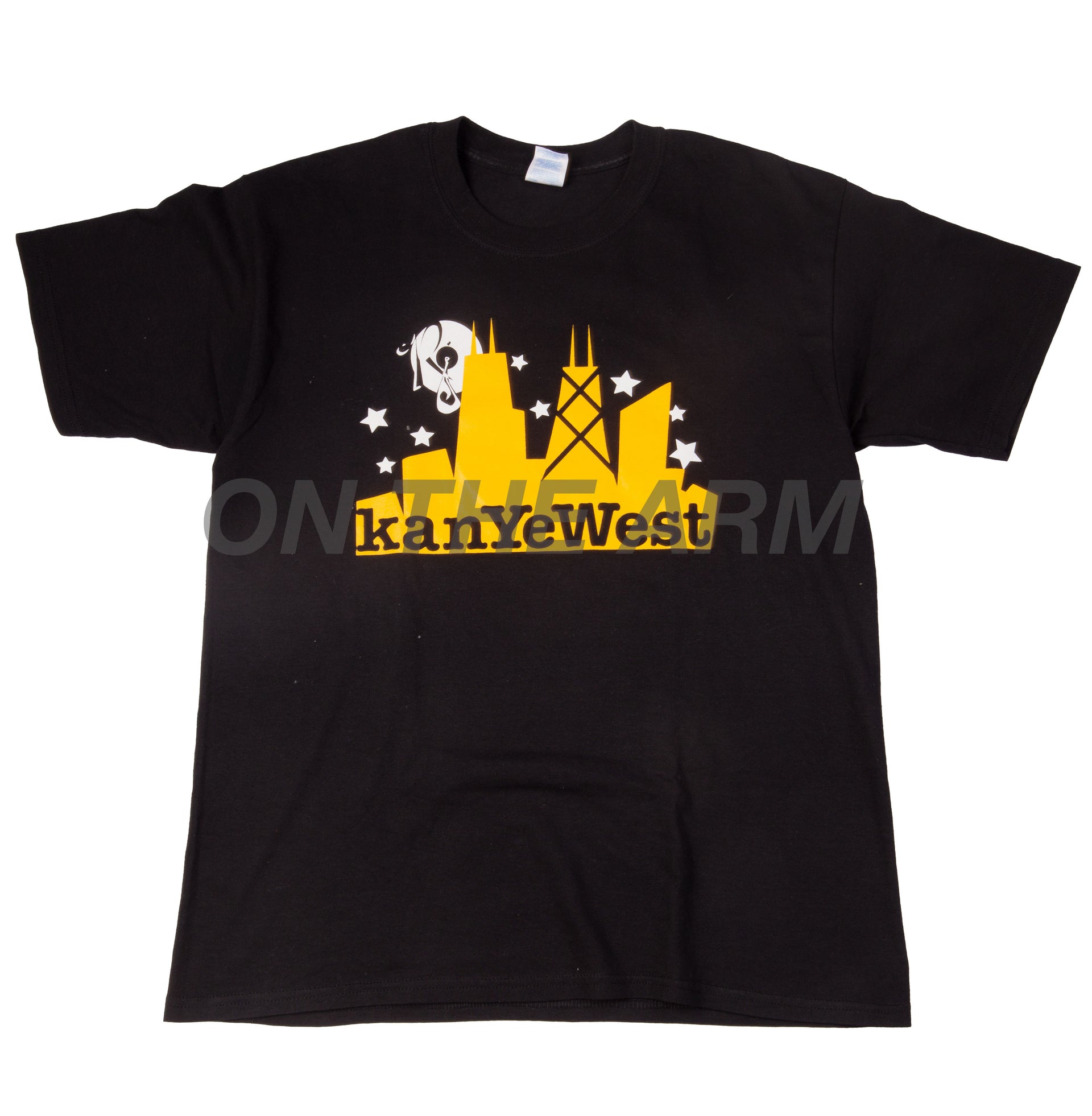 Vintage Black Kanye West Skyline Tee