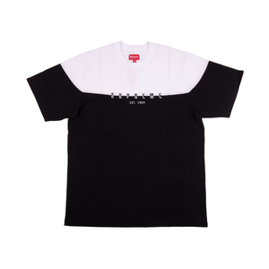 Supreme Black Split Logo Top