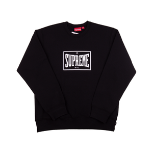 Supreme Black Warm Up Crewneck