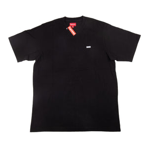 Supreme Black Reflective Small Box Logo Tee