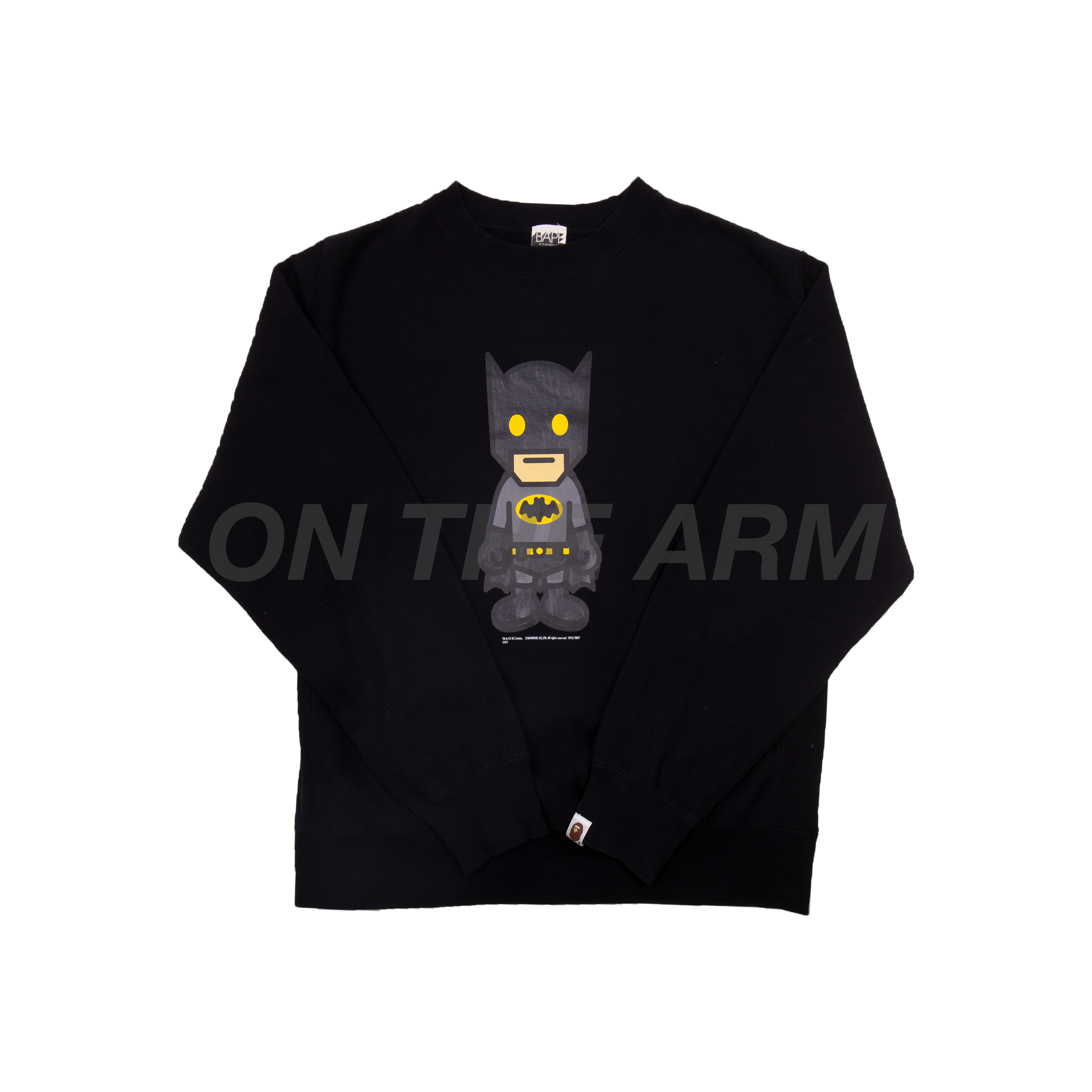 Bape Black Batman Crew