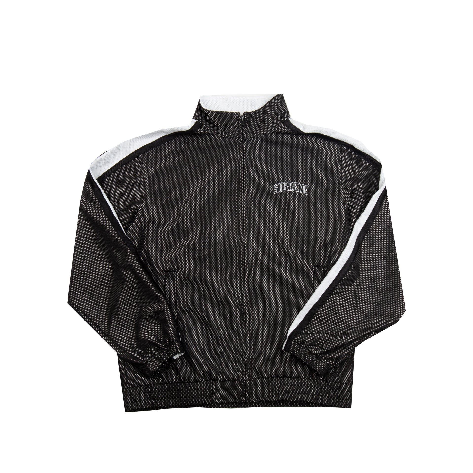 Supreme Black Bonded Mesh Jacket