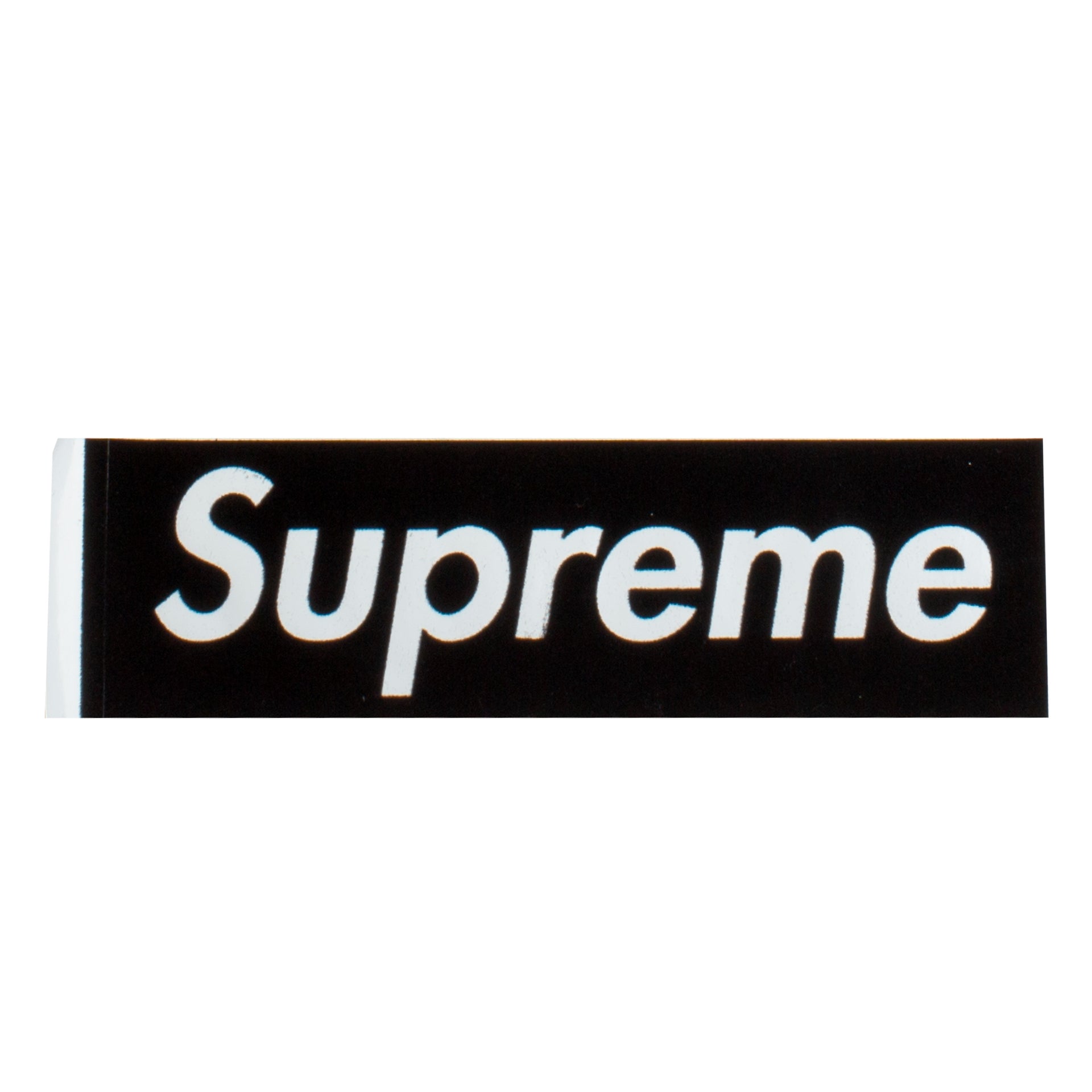 Supreme Black Felt Box Logo Sticker
