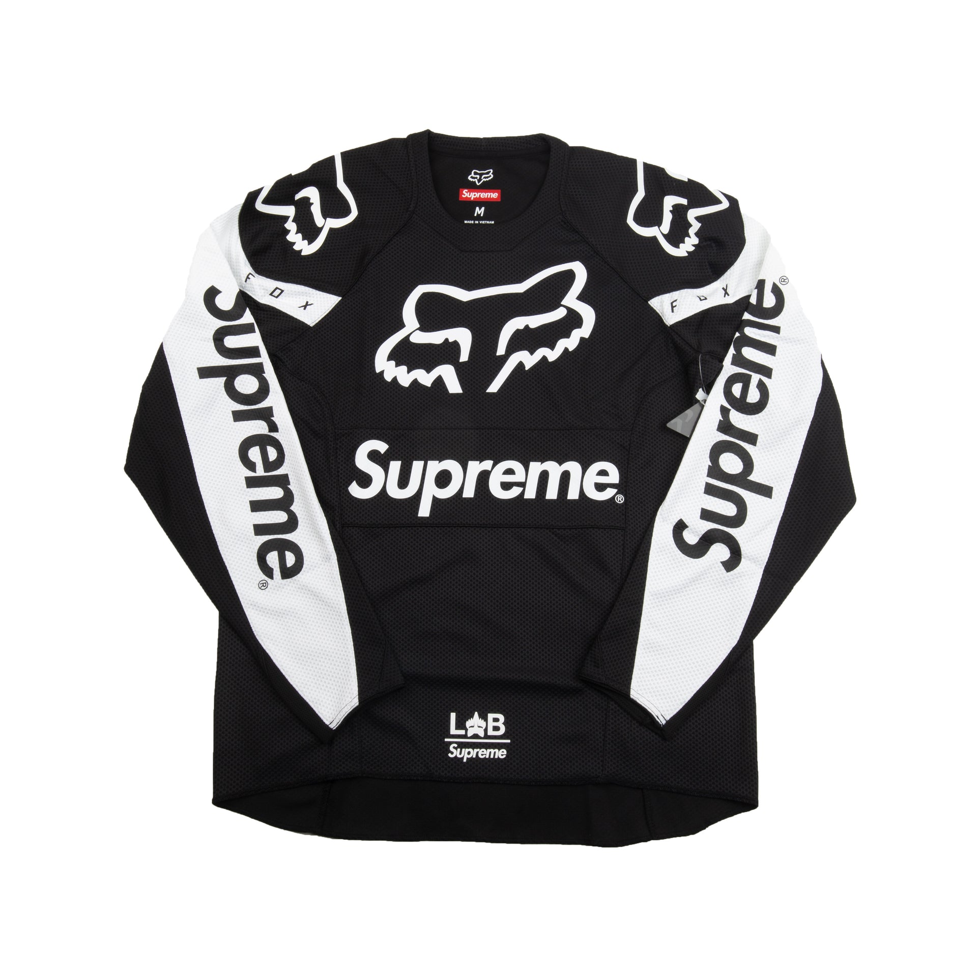Supreme Black Fox Moto Jersey