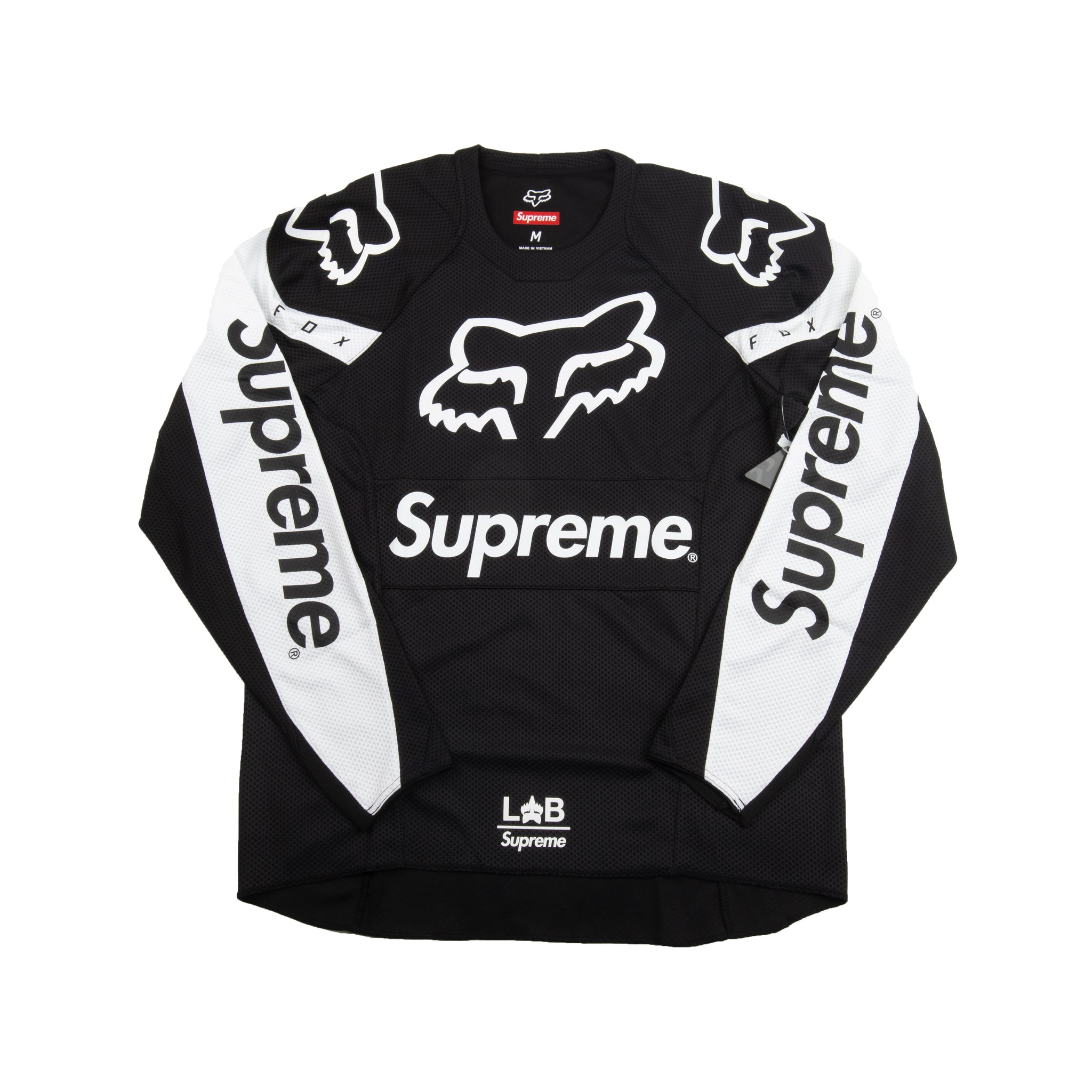 Supreme Black Fox Moto Jersey