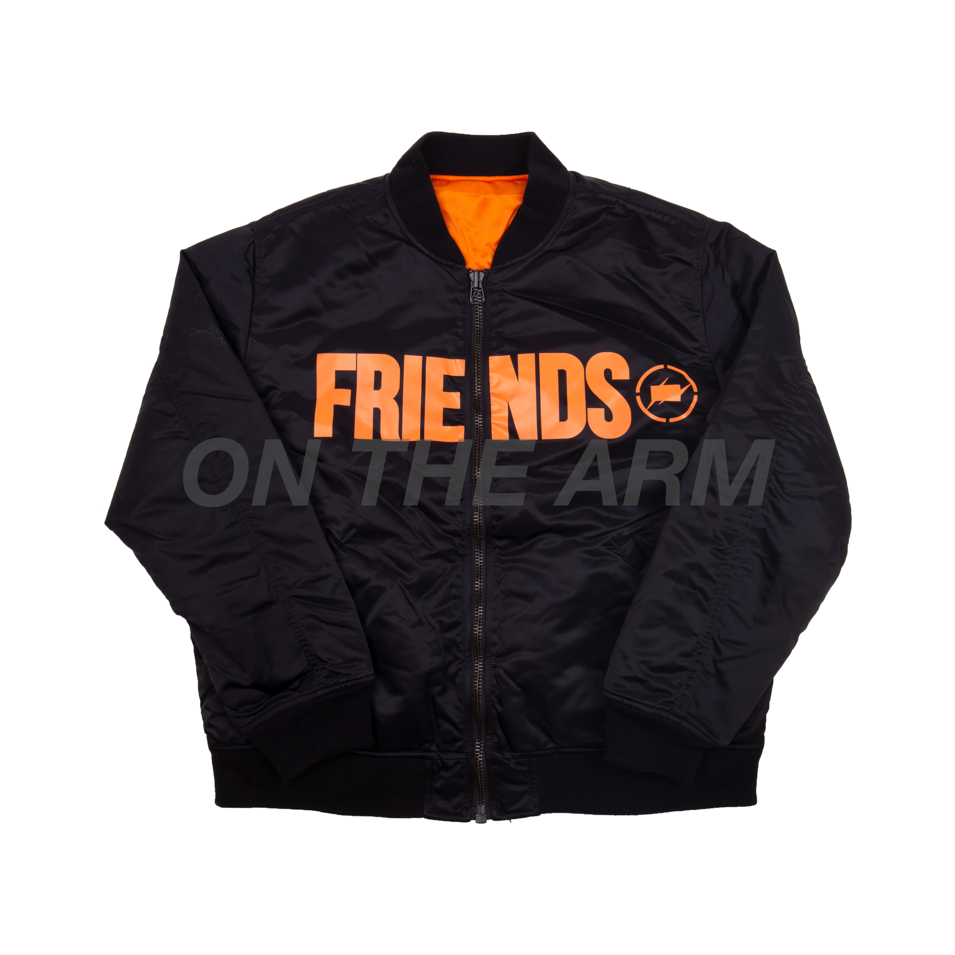 VLONE Black Fragment FRIENDS Reversible Jacket