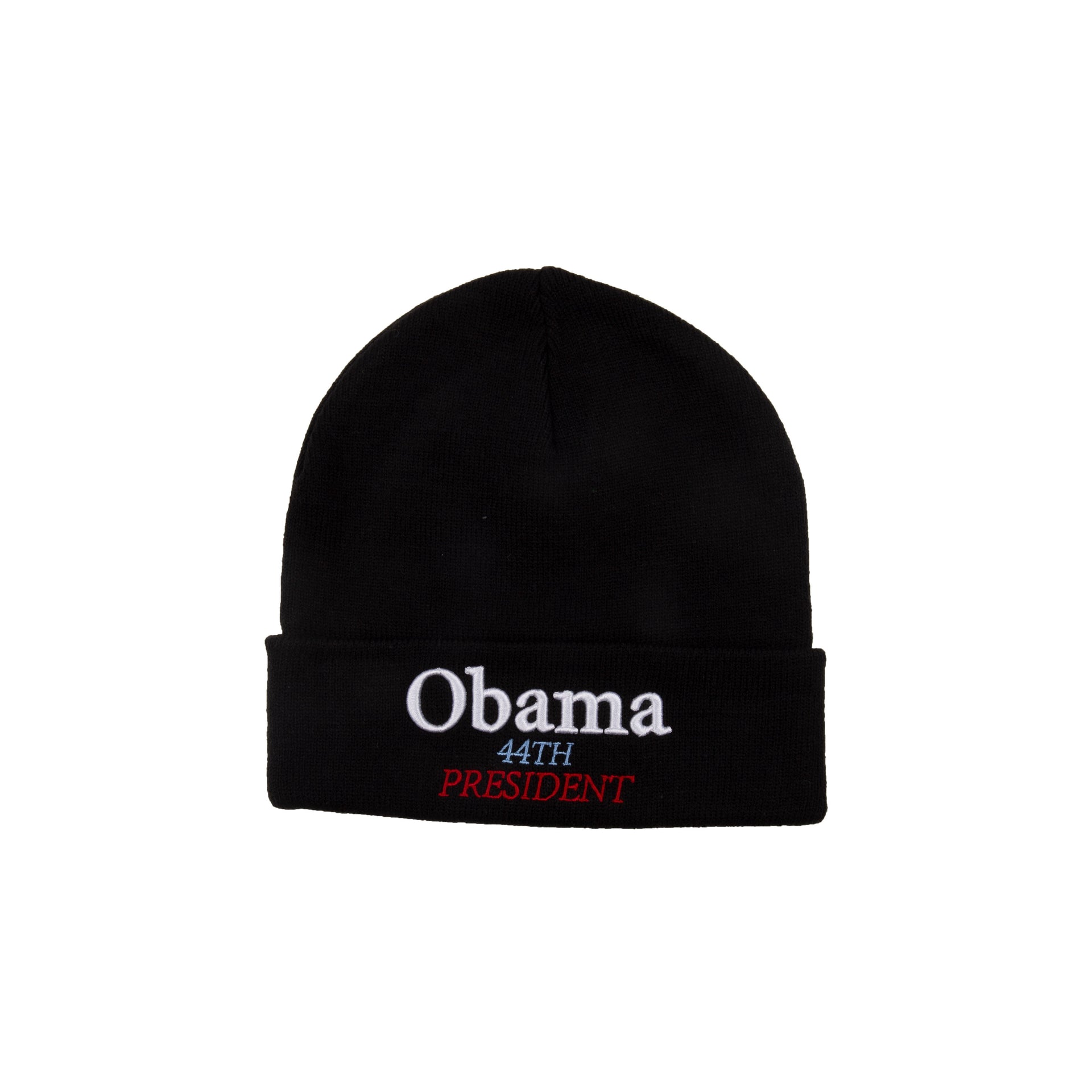 Supreme Black Obama Beanie