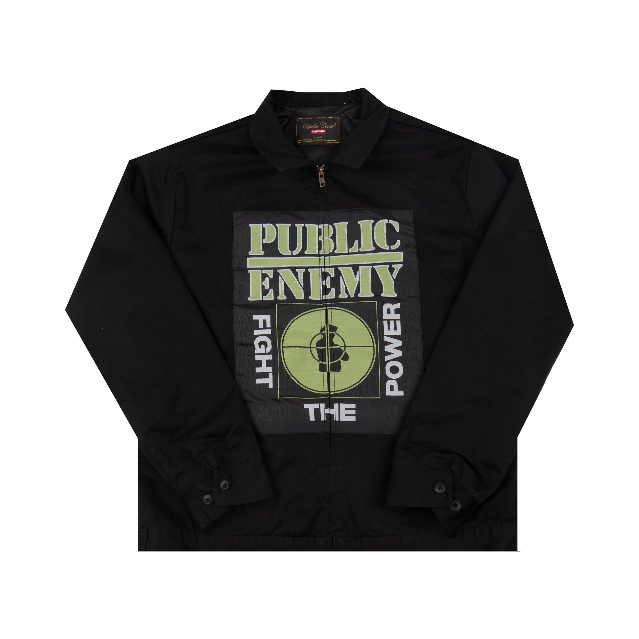 Supreme Black Undercover Public Enemy Work Jacket